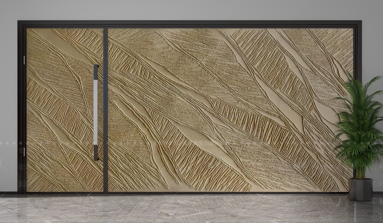 现代隔断3D模型下载【ID:1201670016】