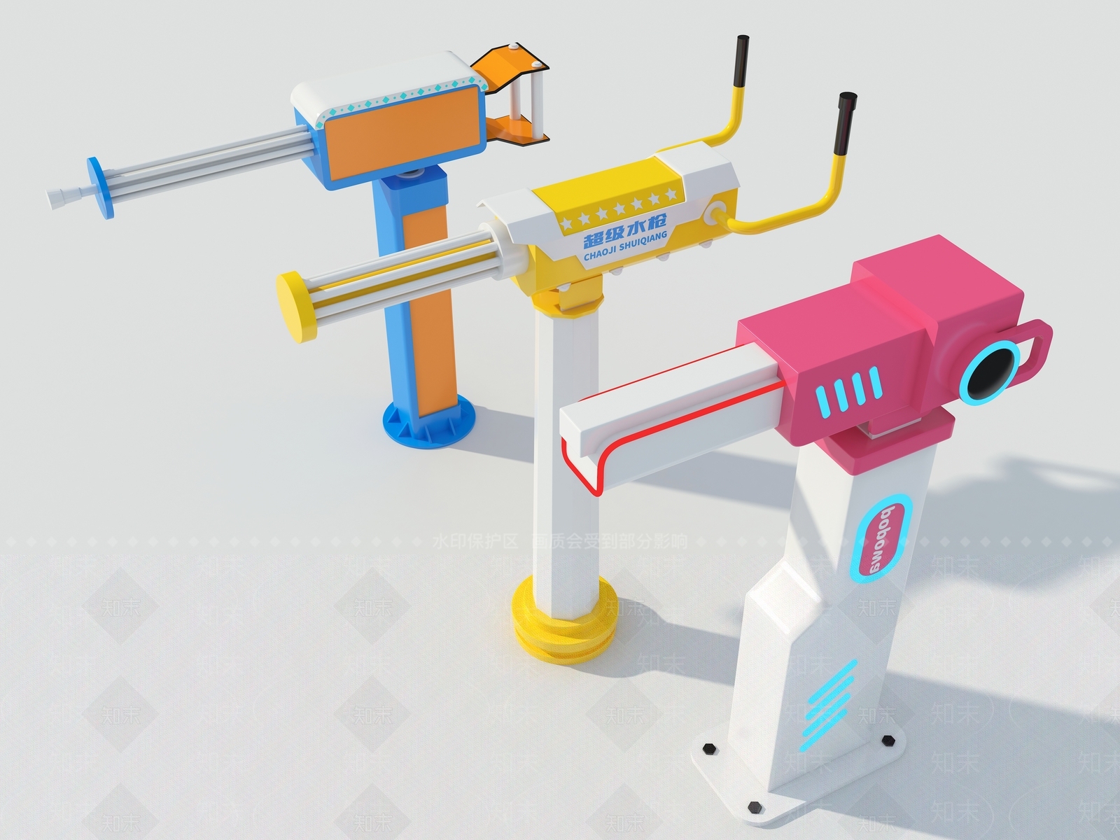 游乐设施SU模型下载【ID:1201670448】