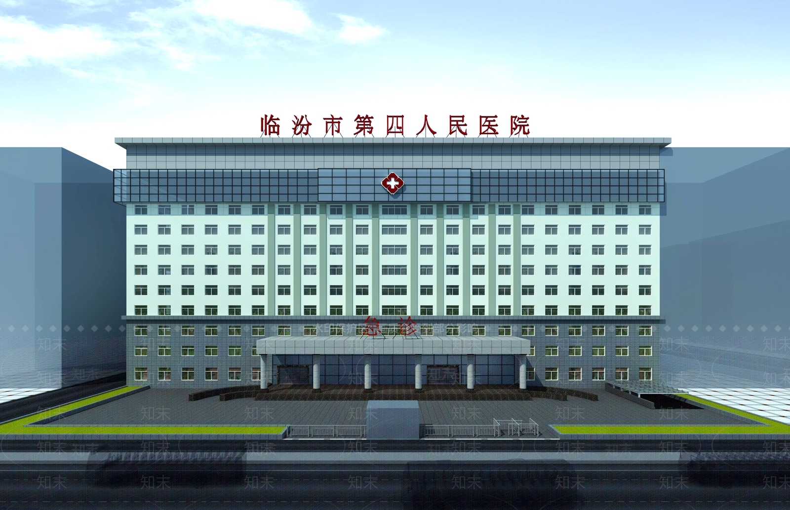 现代医院3D模型下载【ID:1201671683】