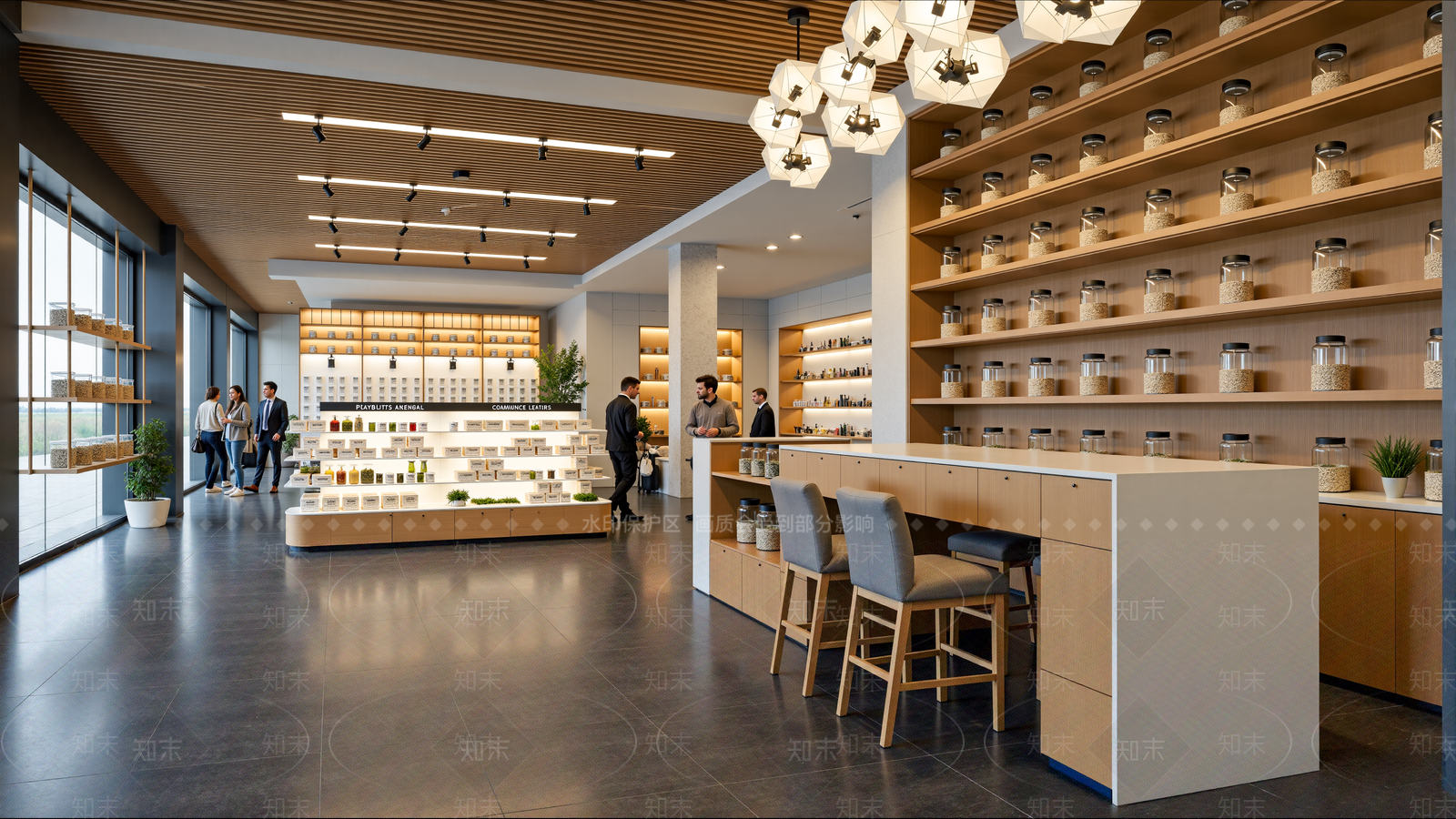 新中式现代药店SU模型下载【ID:1201674915】