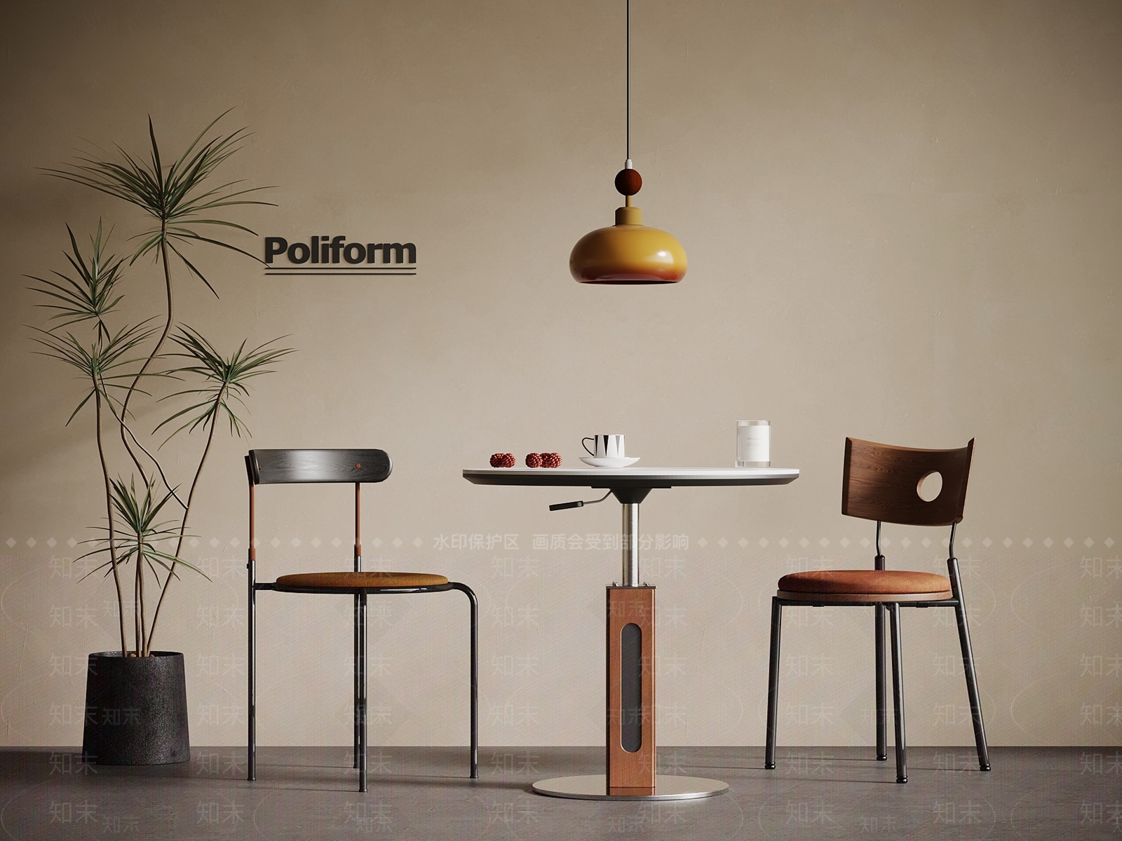 中古休闲椅3D模型下载【ID:1201676826】