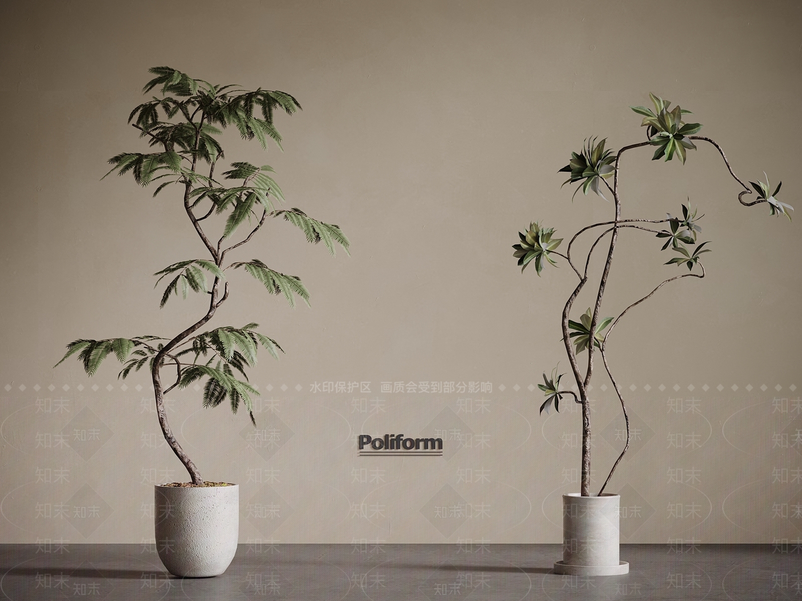 盆栽SU模型下载【ID:1201677380】