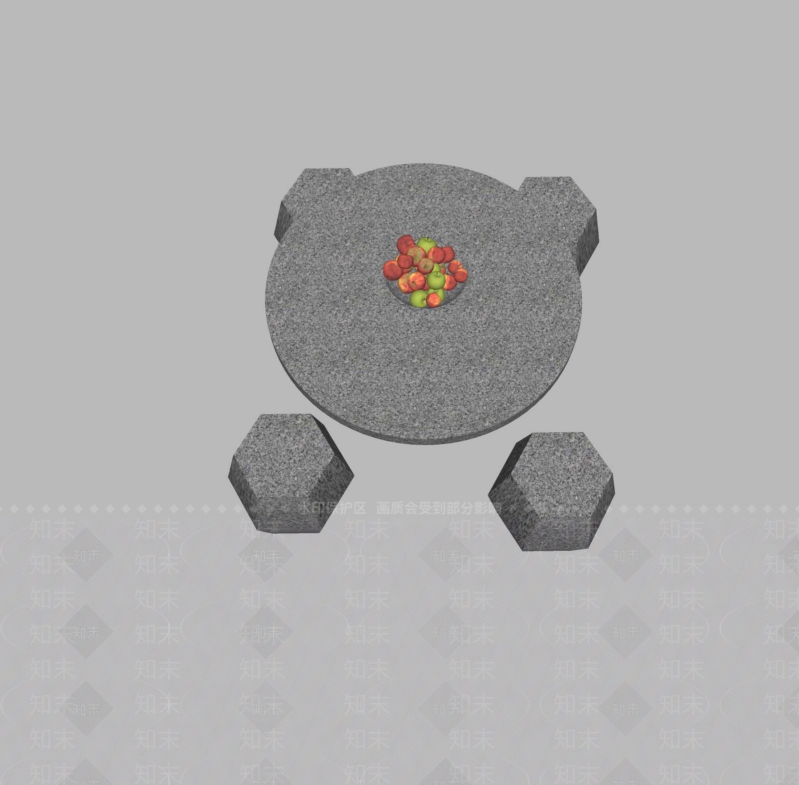 新中式户外桌椅SU模型下载【ID:1201677628】