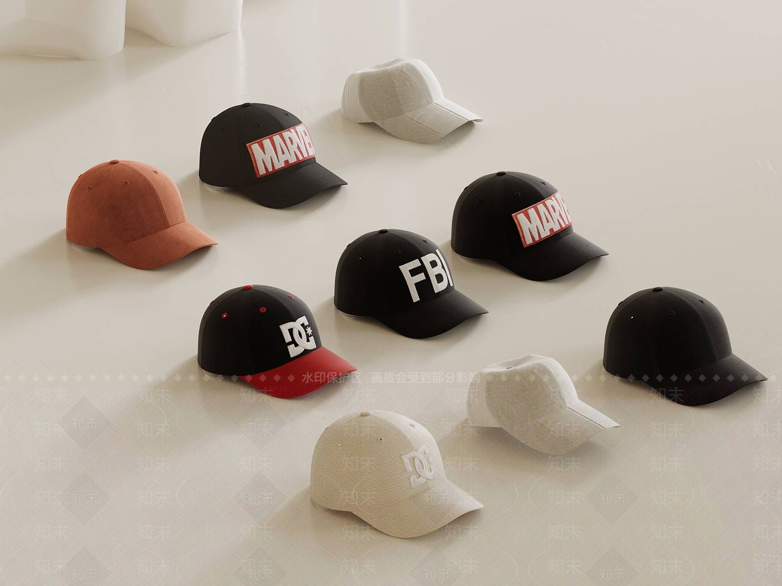 帽子3D模型下载【ID:1201680755】