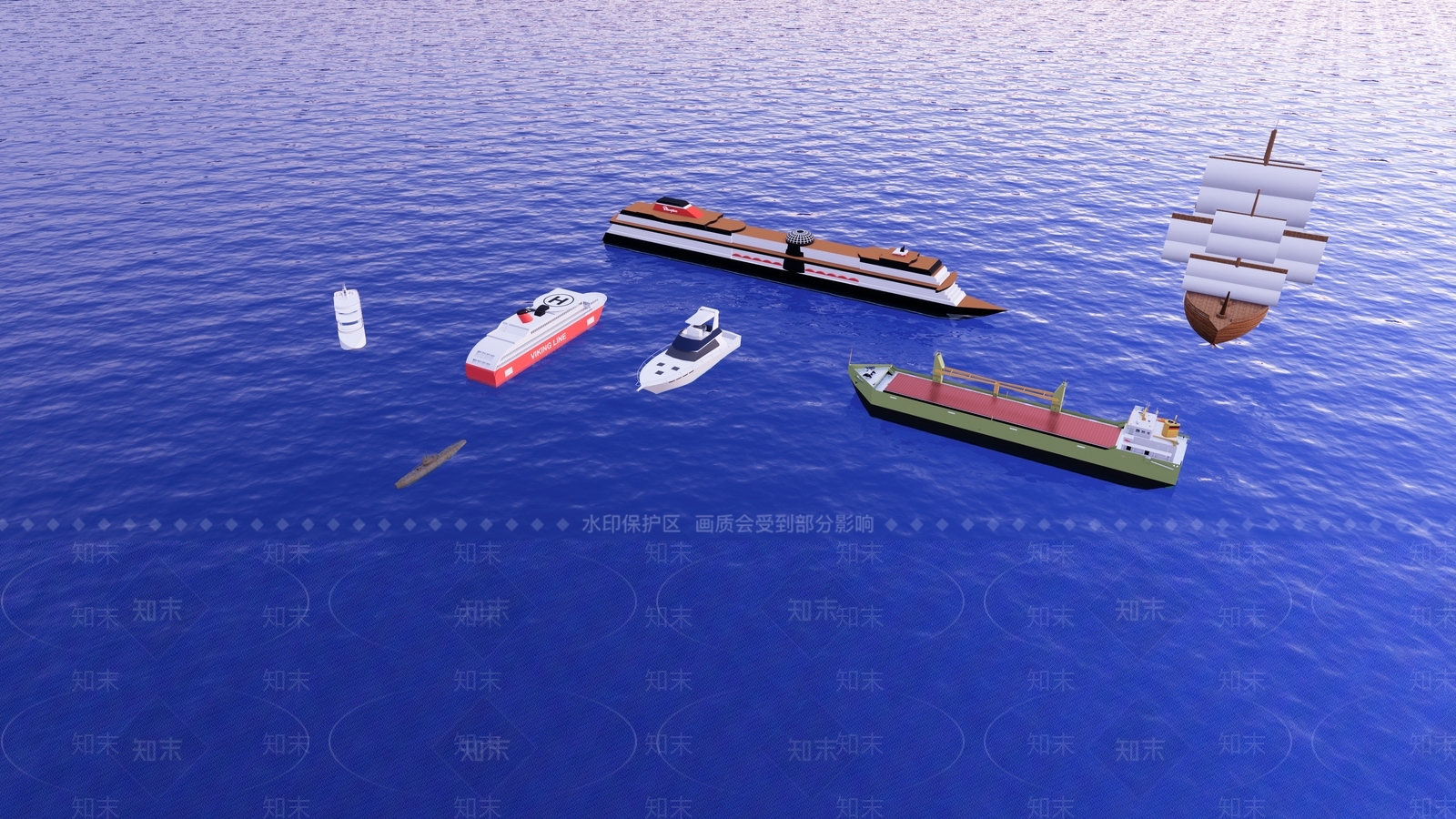船SU模型下载【ID:1201686422】
