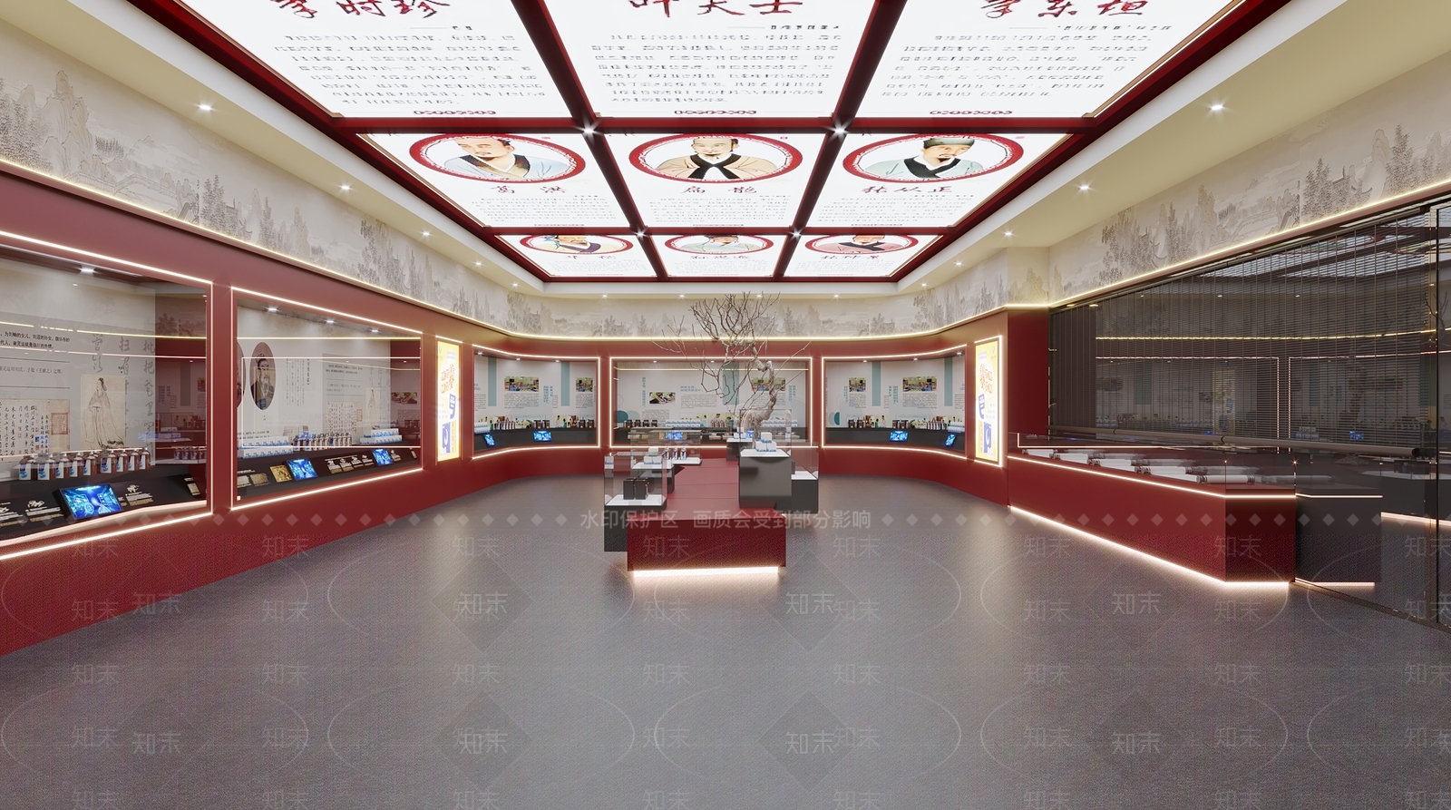 新中式其他商业空间3D模型下载【ID:1201688138】
