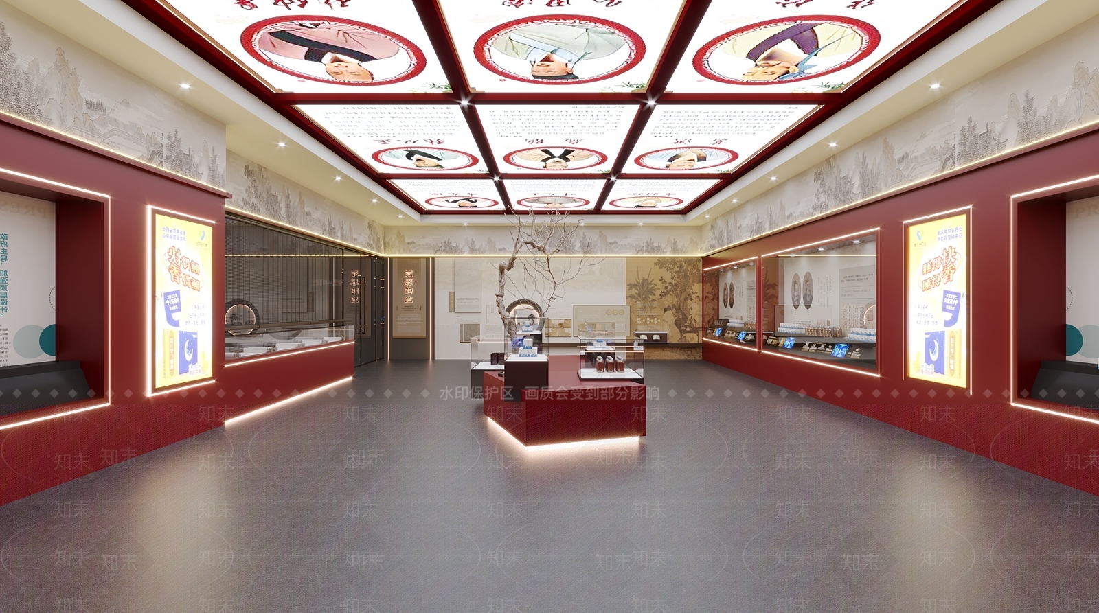 新中式其他商业空间3D模型下载【ID:1201688138】