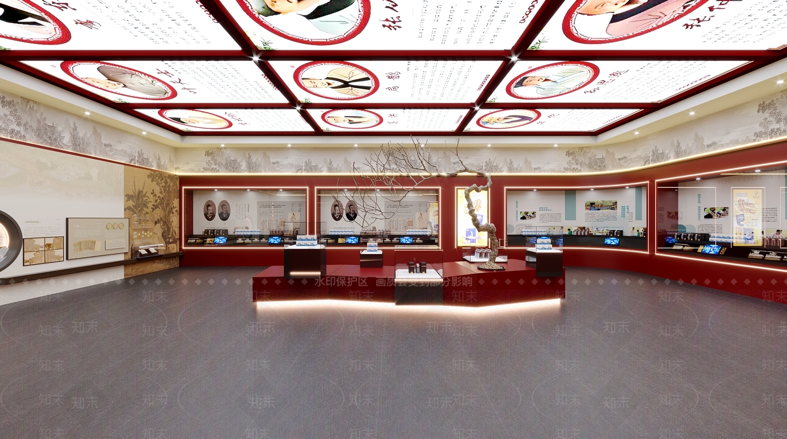 新中式其他商业空间3D模型下载【ID:1201688138】