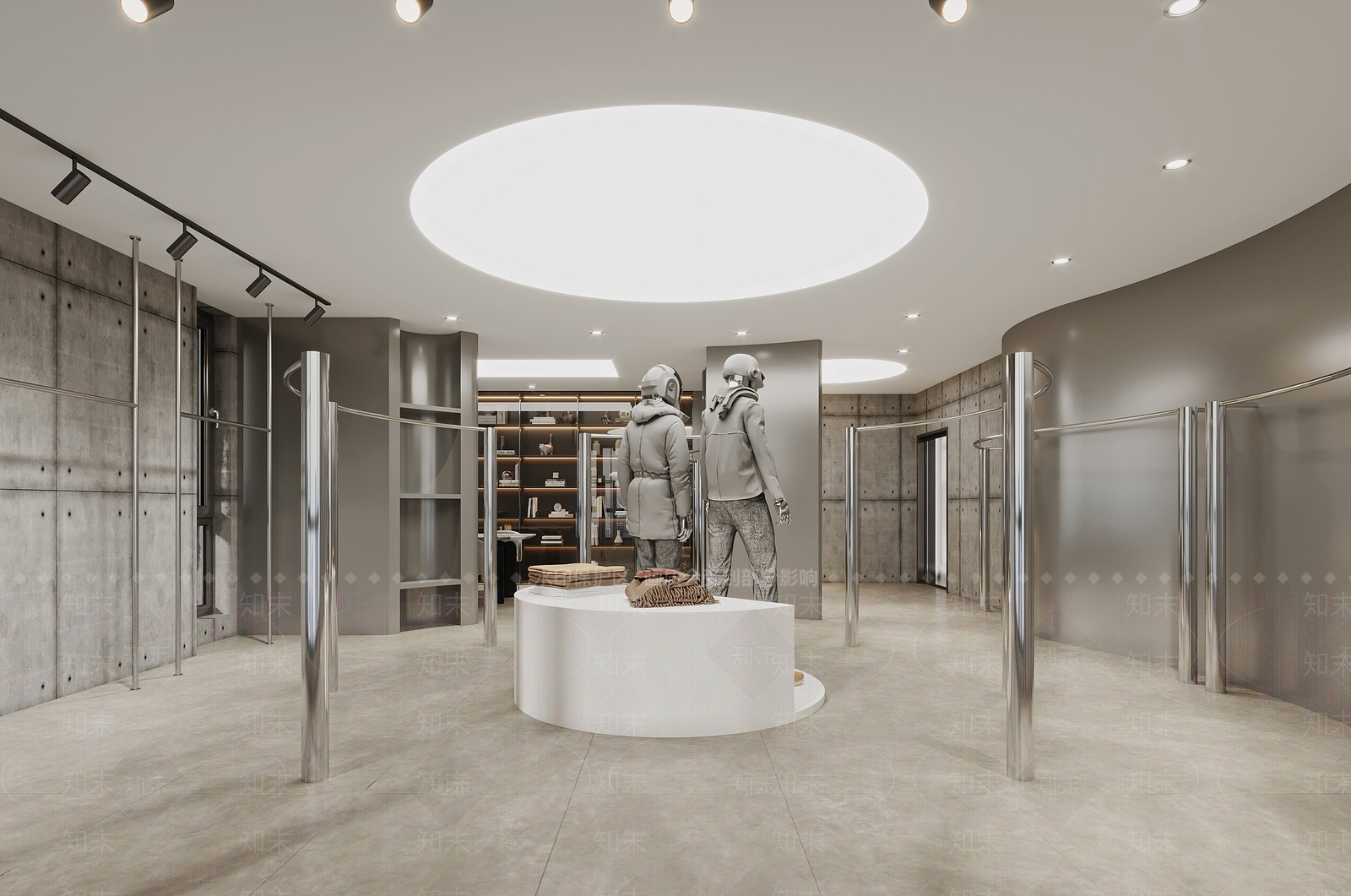现代服装店3D模型下载【ID:1201689503】