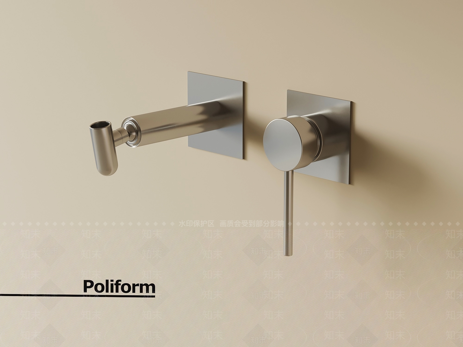 现代水龙头SU模型下载【ID:1201700498】