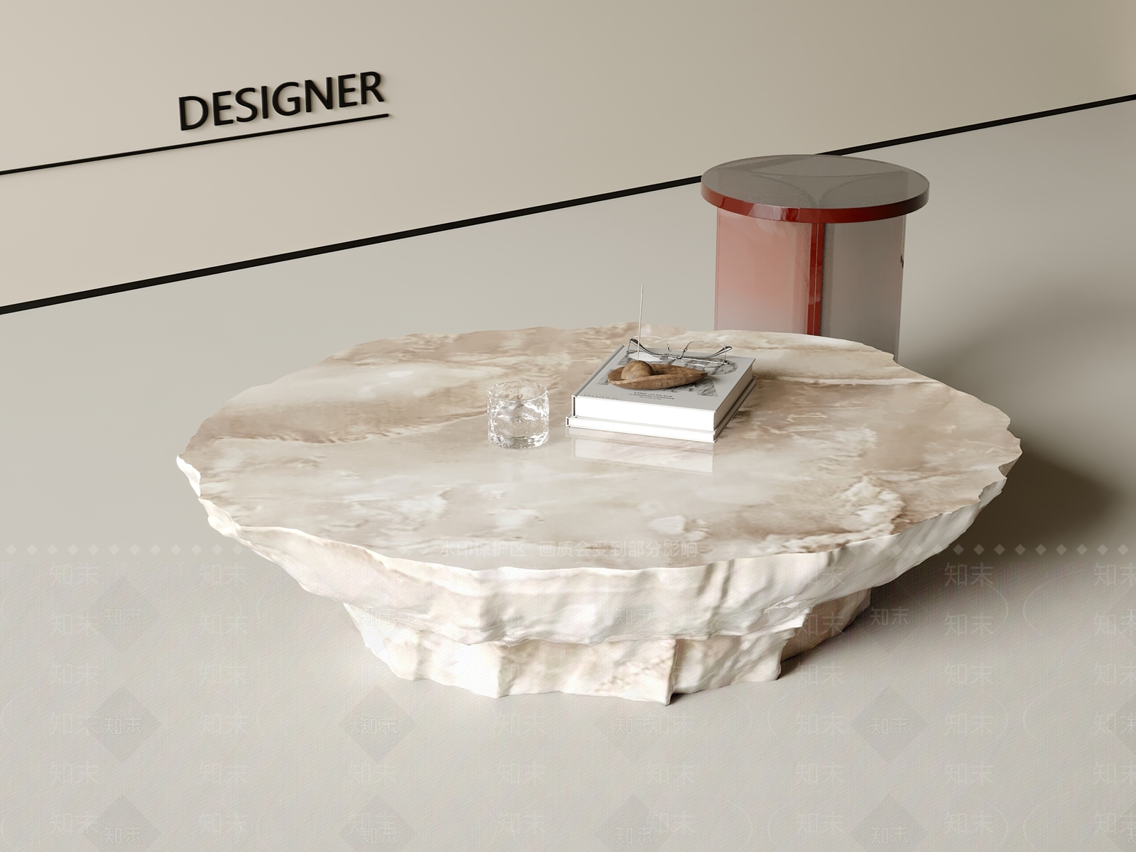 现代茶几3D模型下载【ID:1201705559】