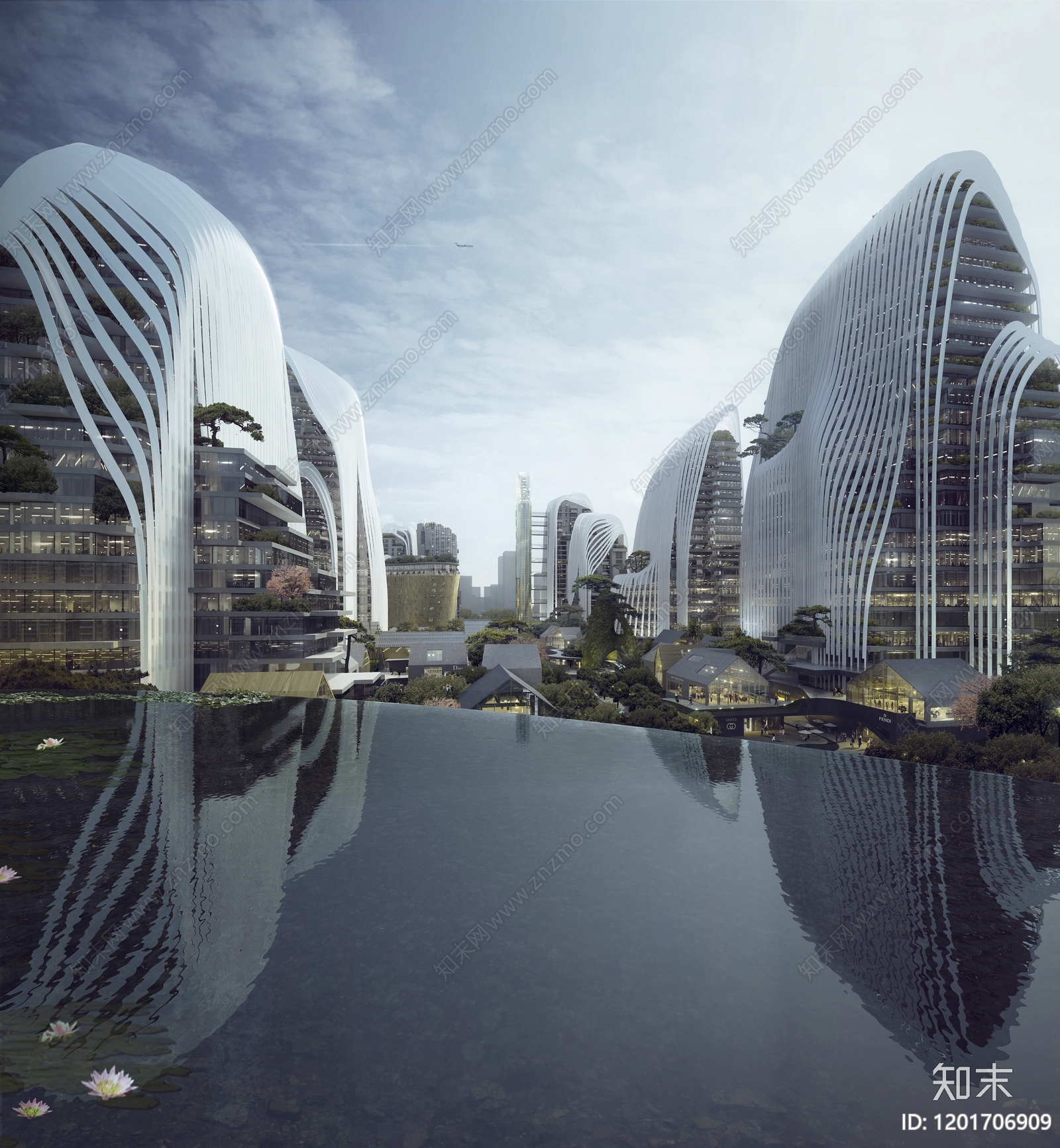 多功能商业楼施工图下载【ID:1201706909】