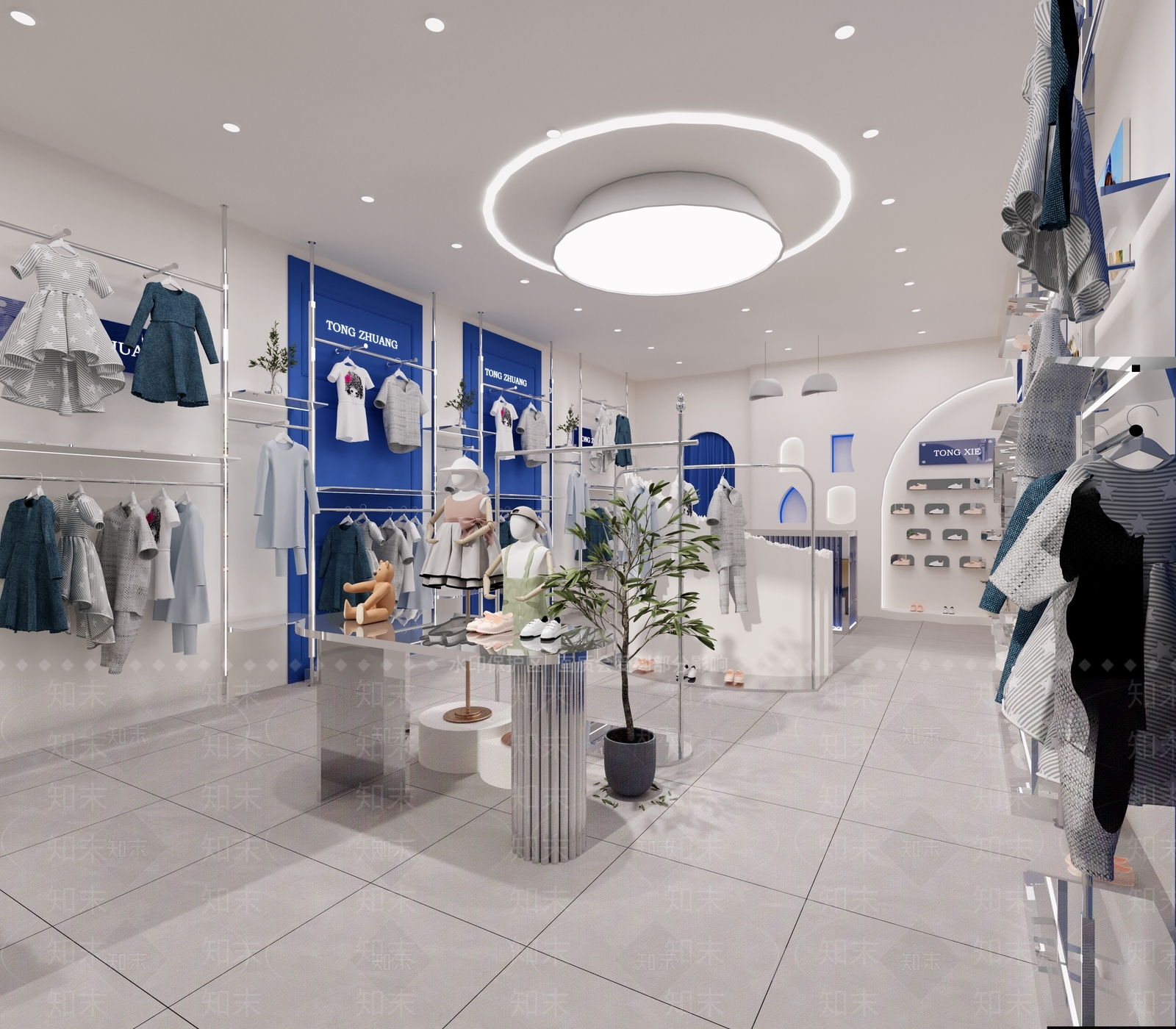 现代服装店3D模型下载【ID:1201707702】