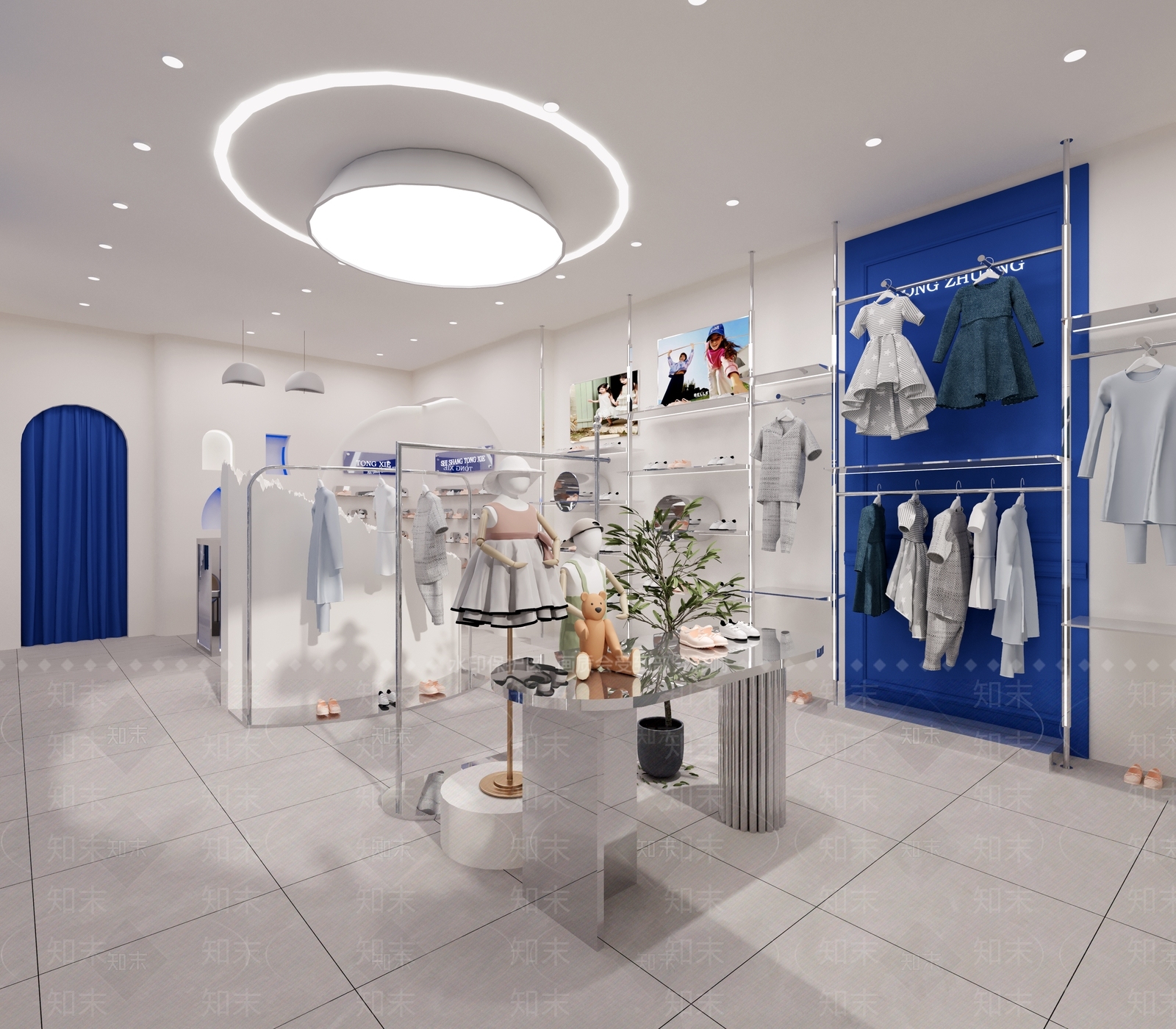 现代服装店3D模型下载【ID:1201707702】