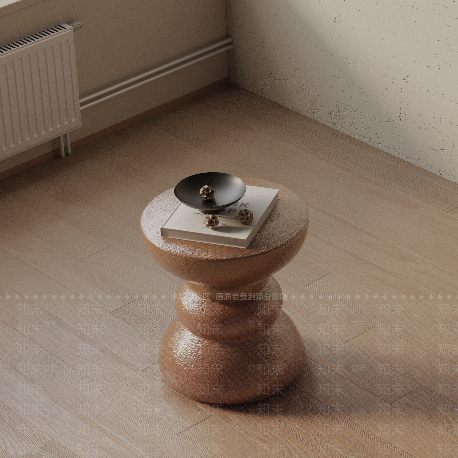 现代床头柜3D模型下载【ID:1201711738】