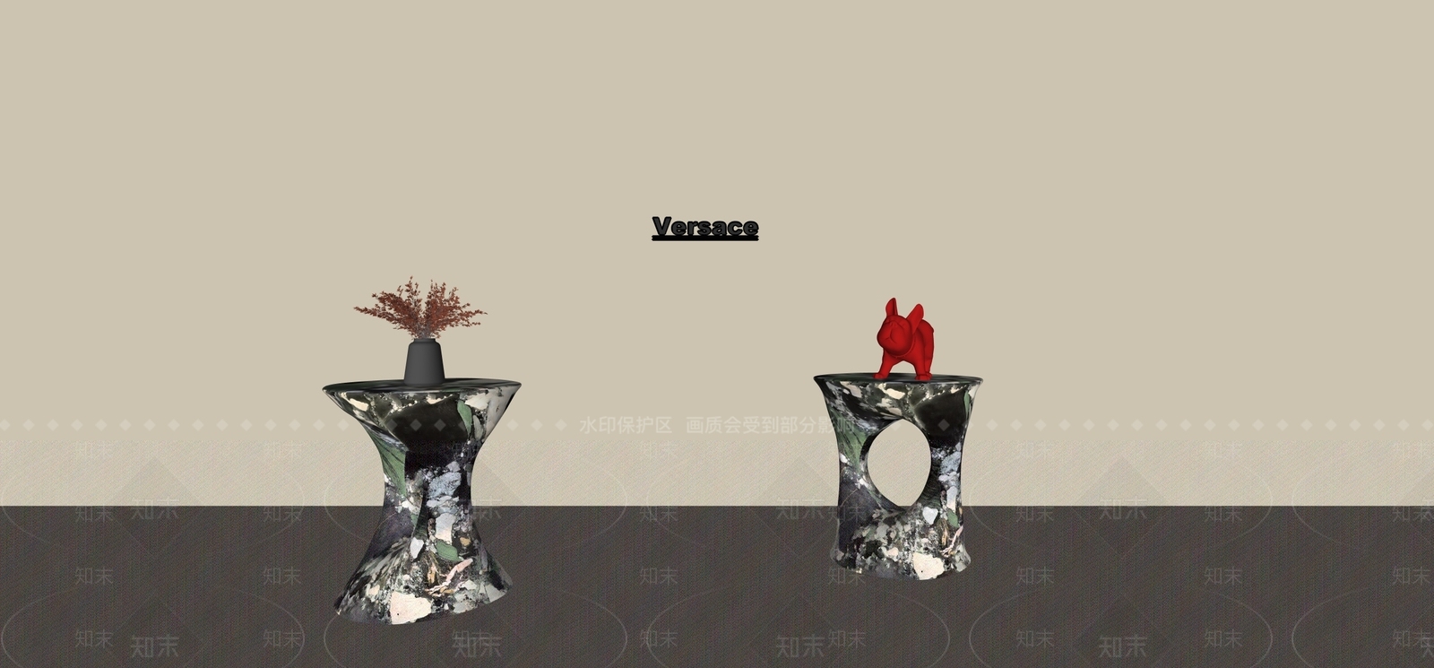 法式复古边几SU模型下载【ID:1201712458】