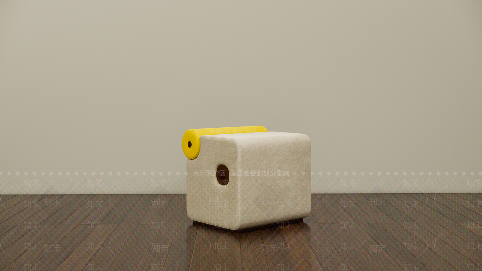 现代简约单人沙发SU模型下载【ID:1201717341】