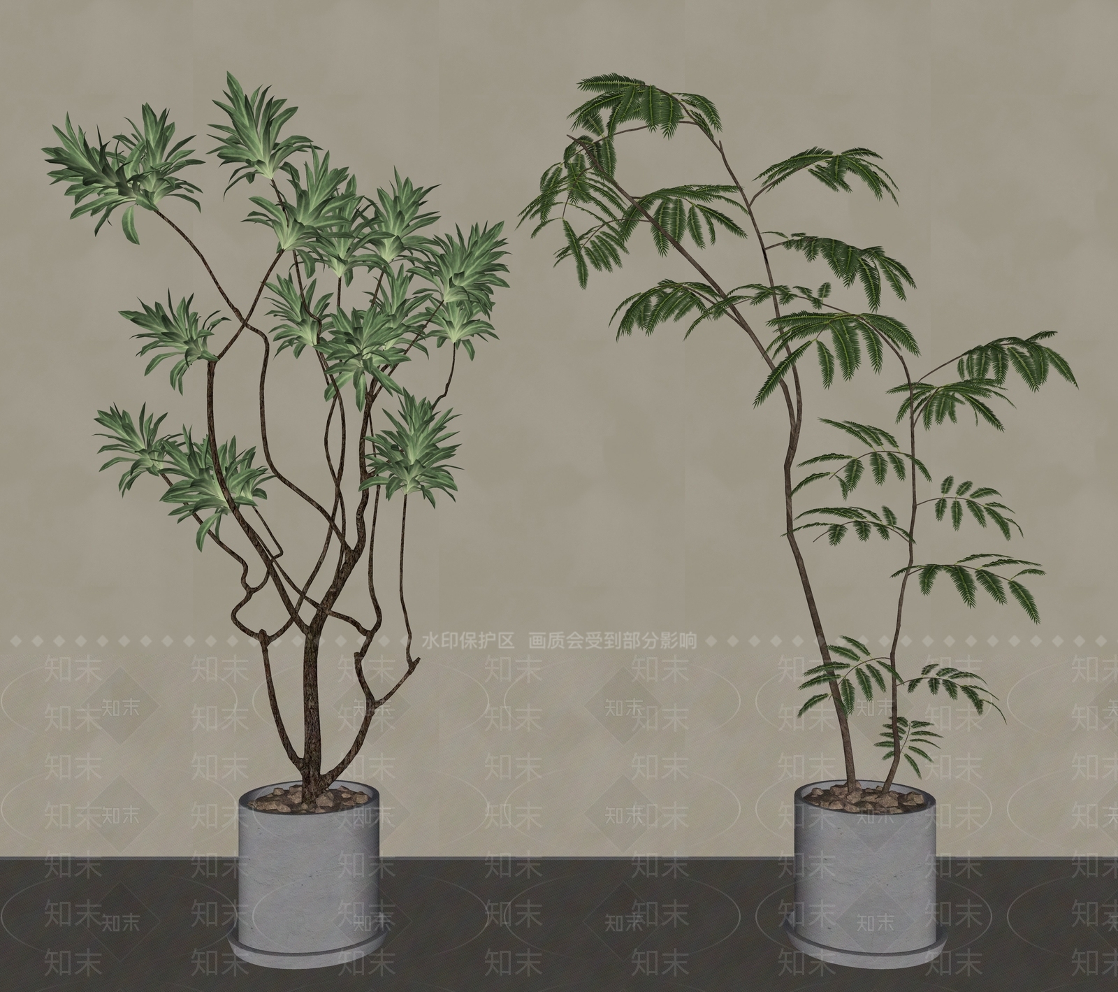 盆栽SU模型下载【ID:1201722881】