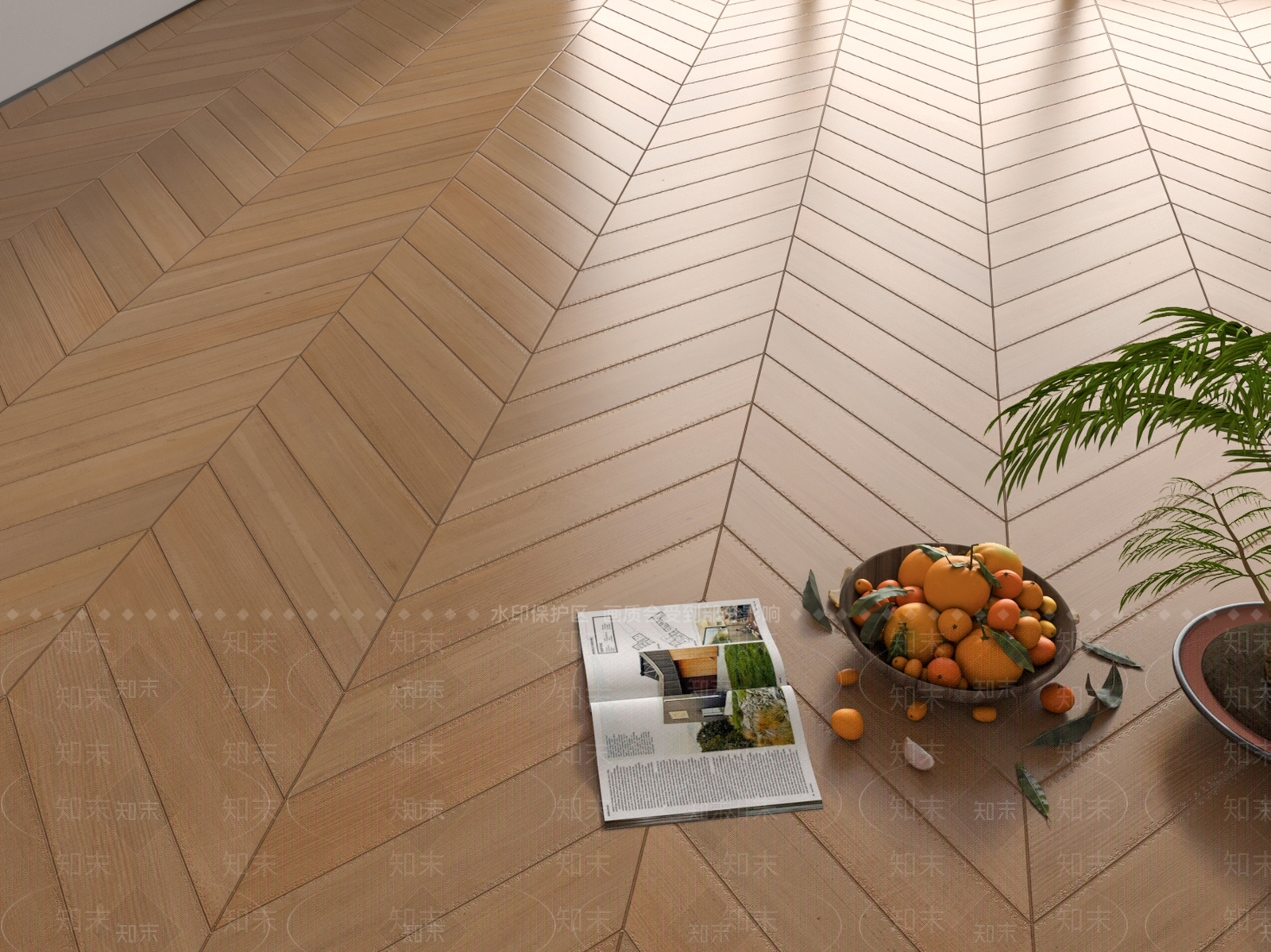 现代法式地板3D模型下载【ID:1201730293】