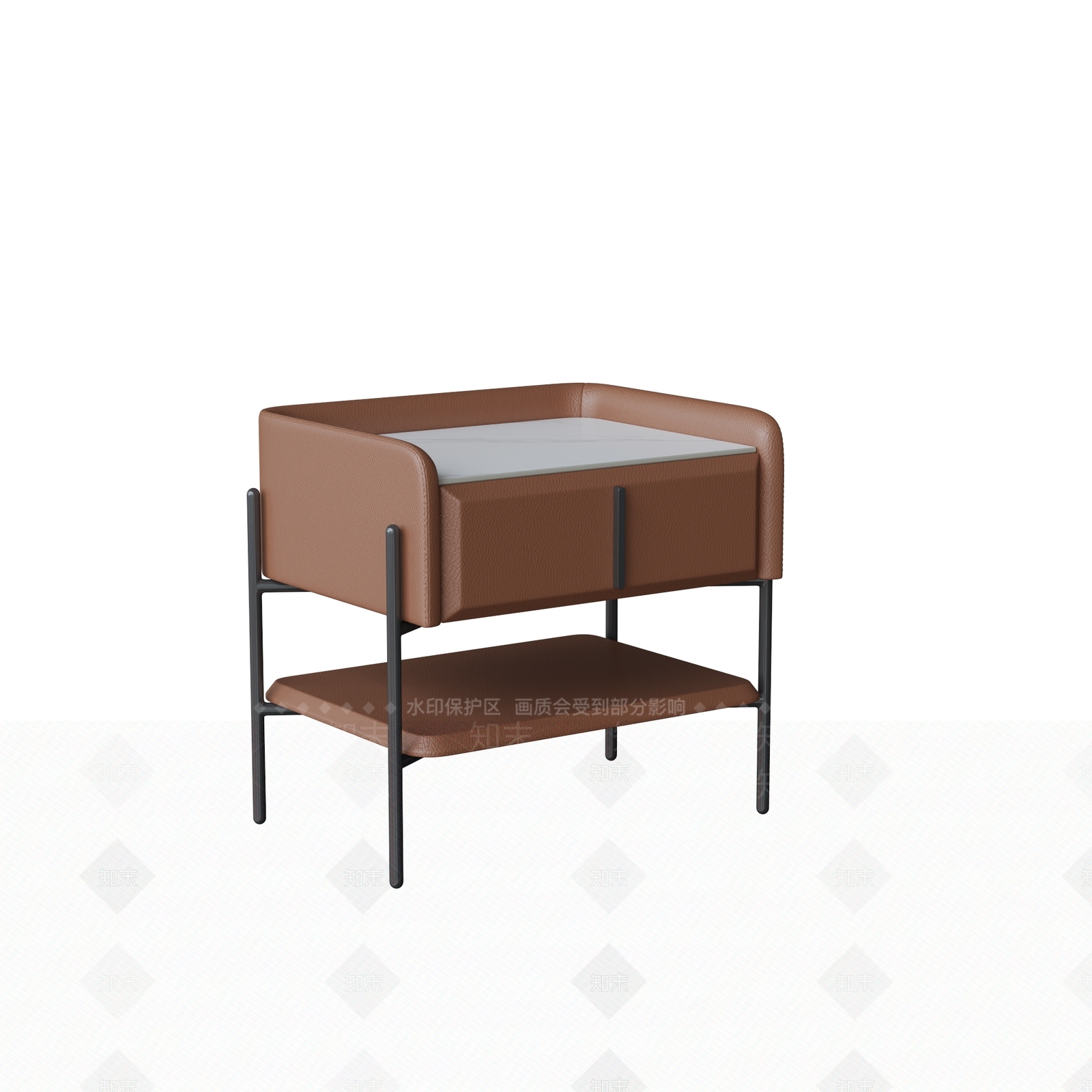 现代床头柜3D模型下载【ID:1201734483】