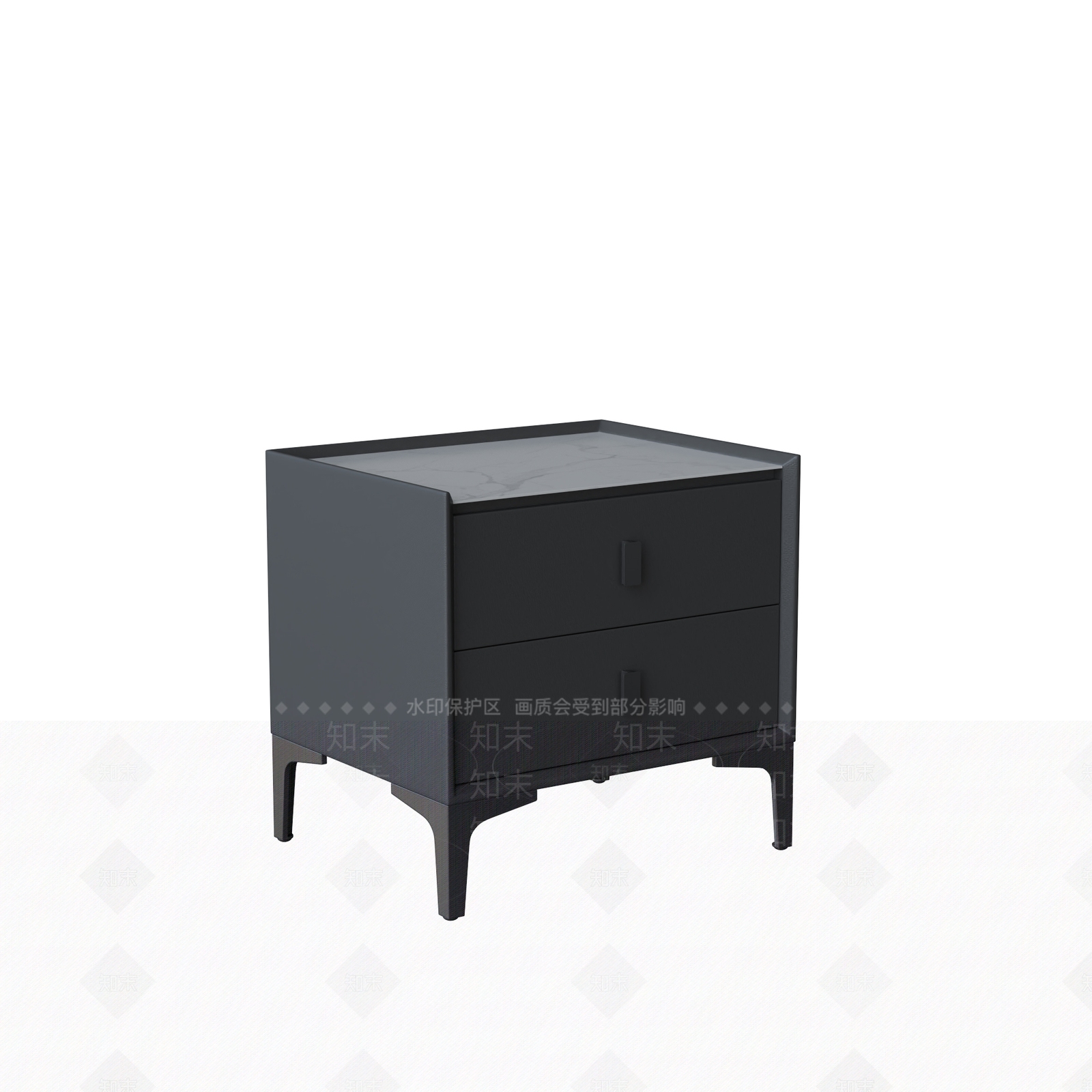 现代床头柜3D模型下载【ID:1201734574】