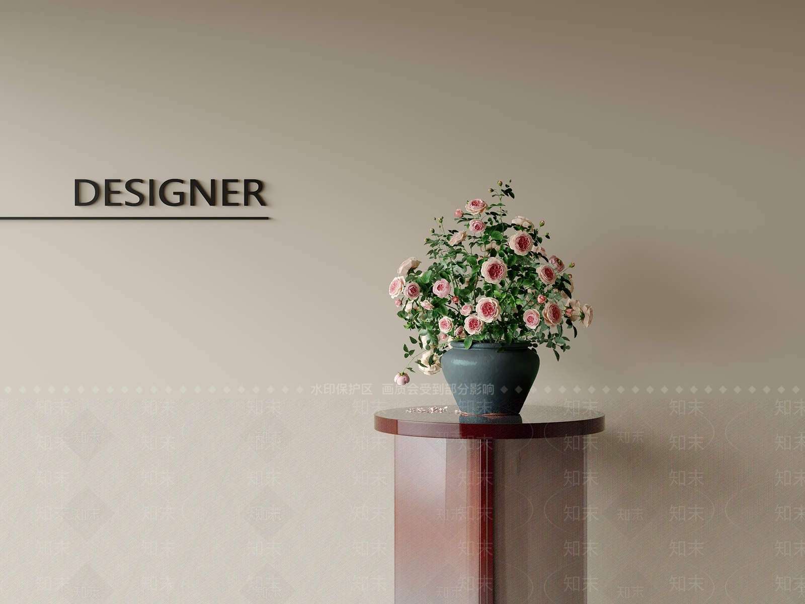 现代花艺3D模型下载【ID:1201741182】