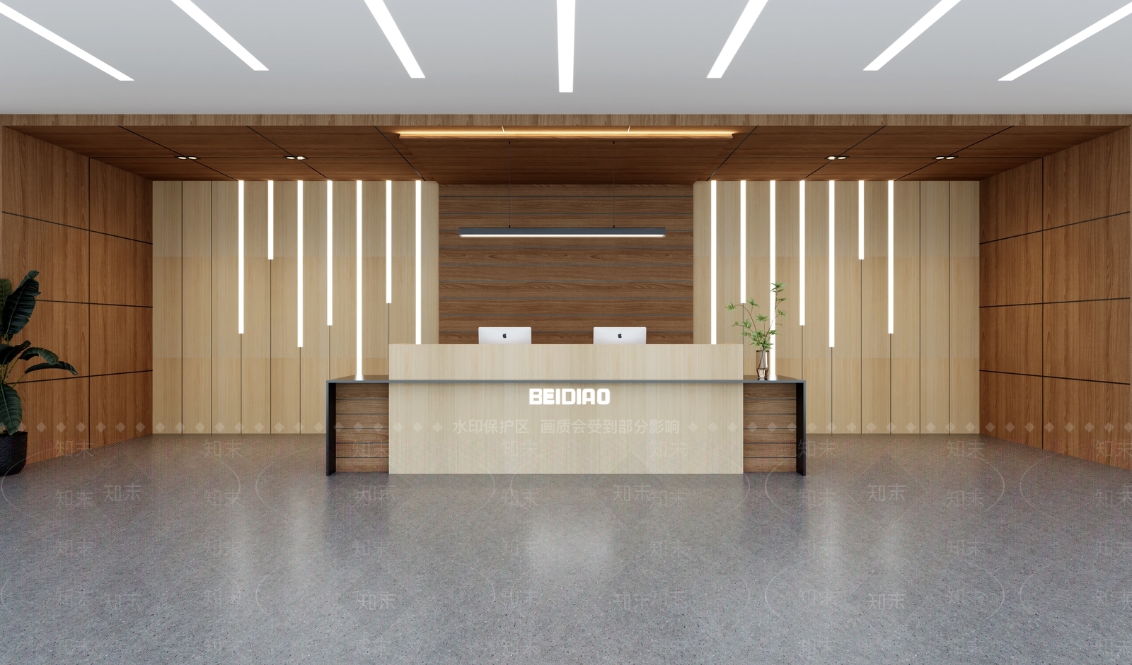 现代前台3D模型下载【ID:1201741966】