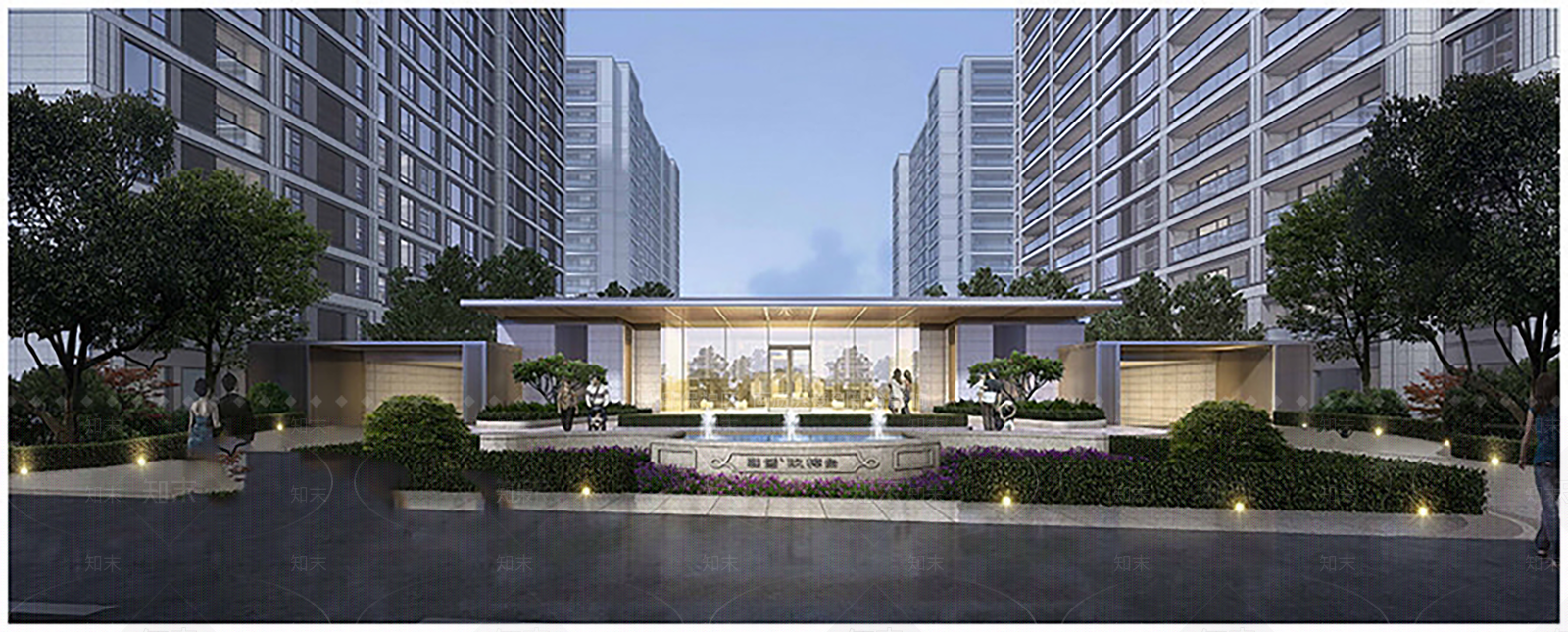 现代小区建筑SU模型下载【ID:1201748305】