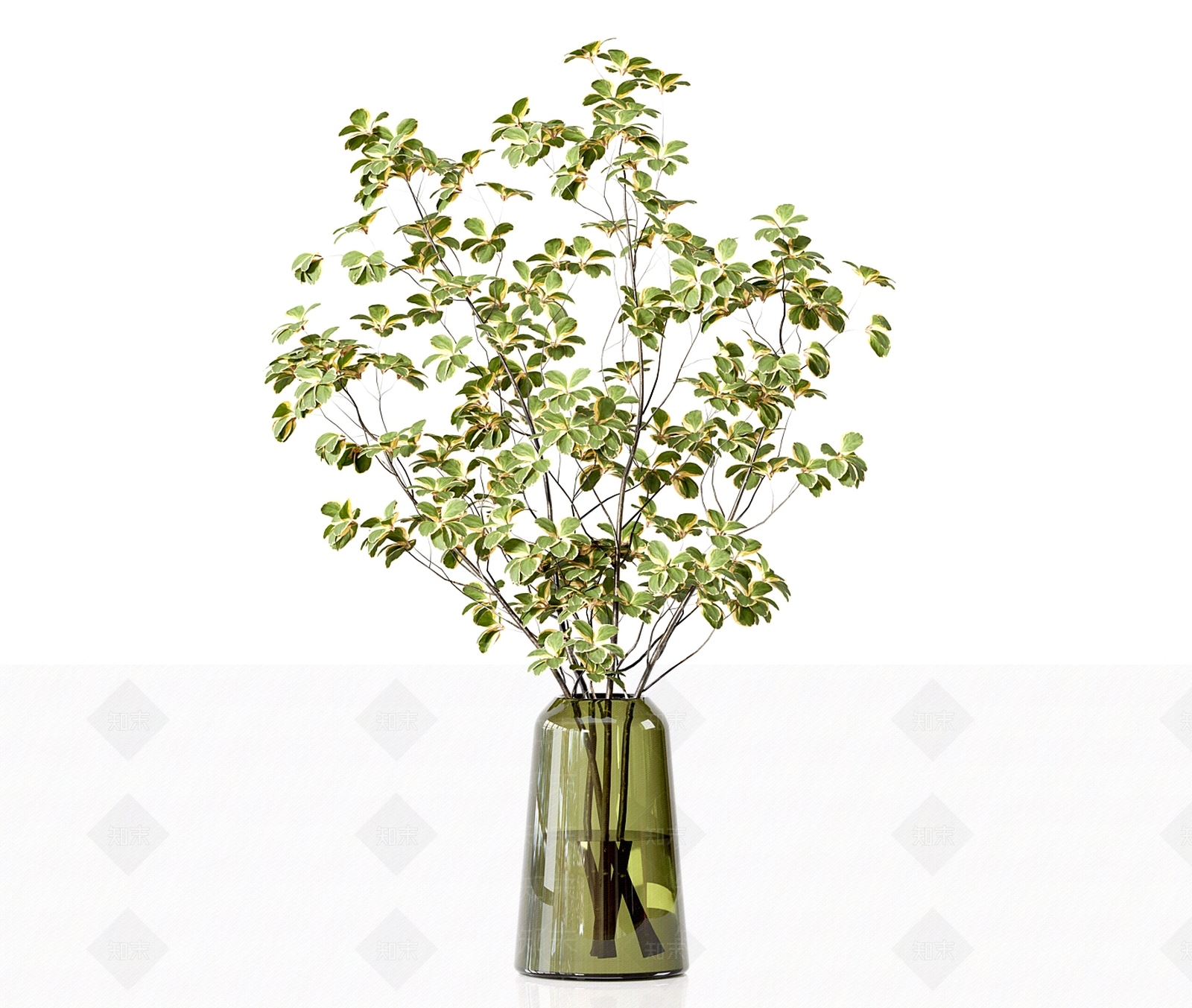 现代花瓶SU模型草图