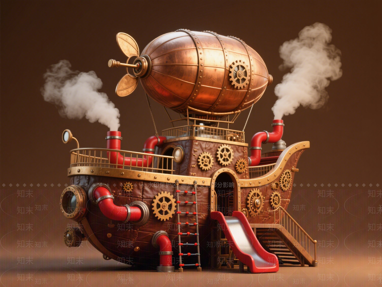 现代儿童游乐空间SU模型下载【ID:1201753017】