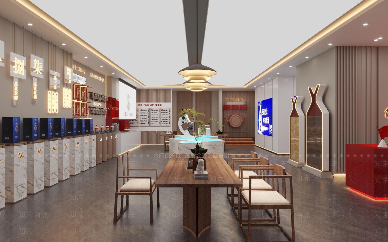 现代烟酒店3D模型下载【ID:1201756239】