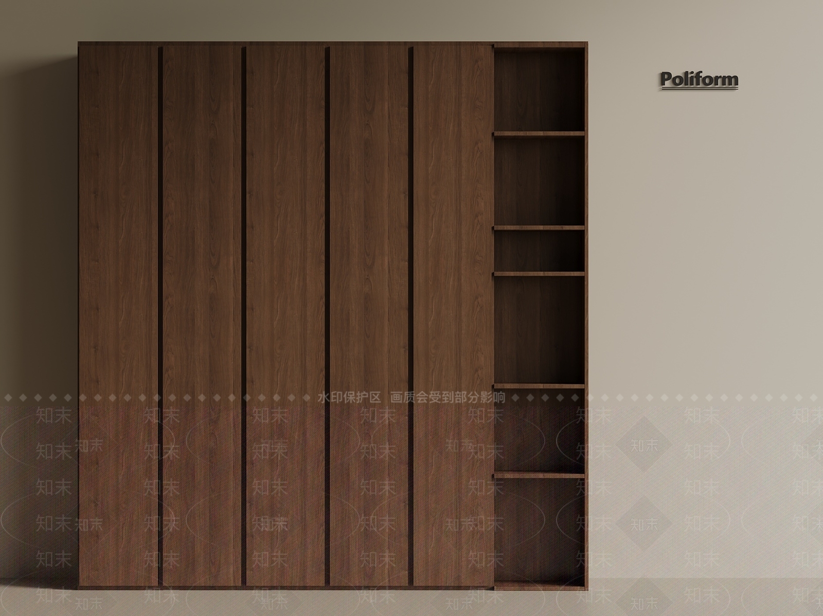 新中式中式衣柜3D模型下载【ID:1201758112】