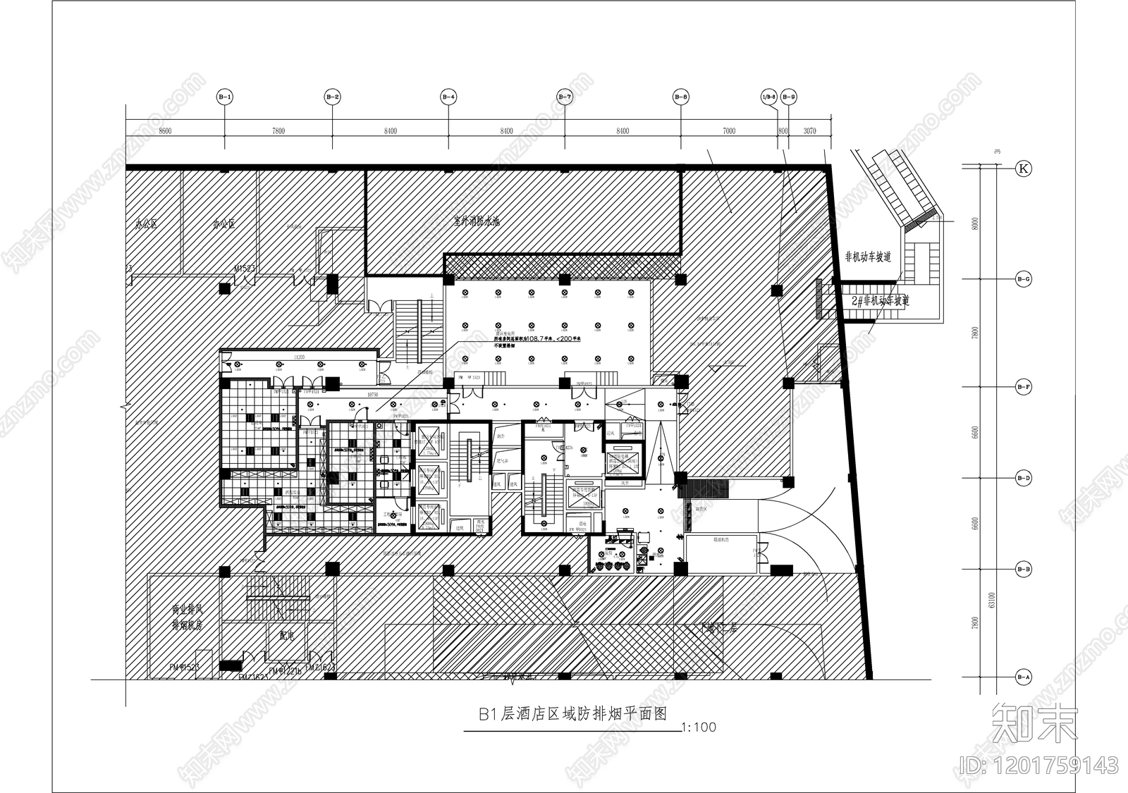 现代其他商业空间cad施工图下载【ID:1201759143】