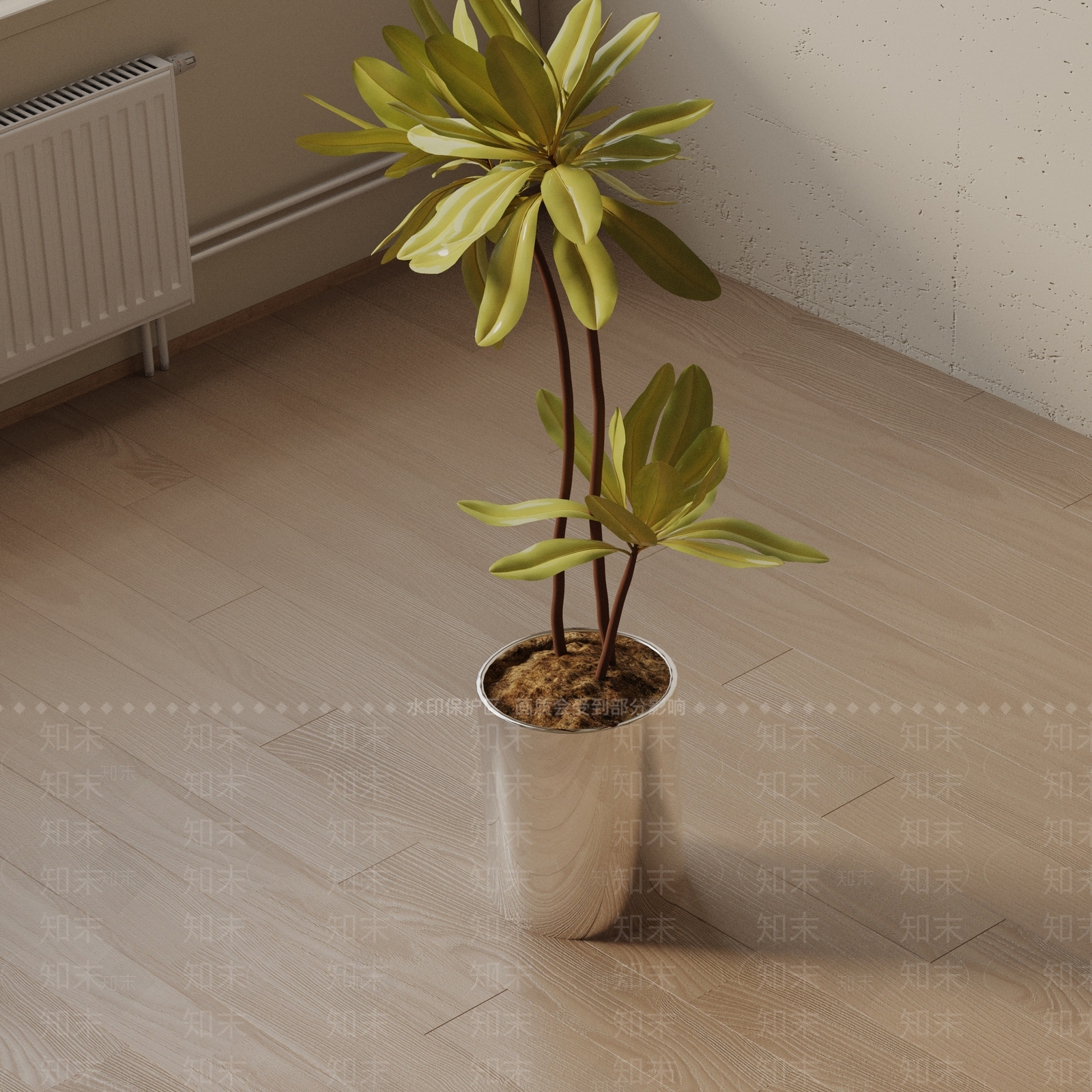 盆栽3D模型下载【ID:1201764674】