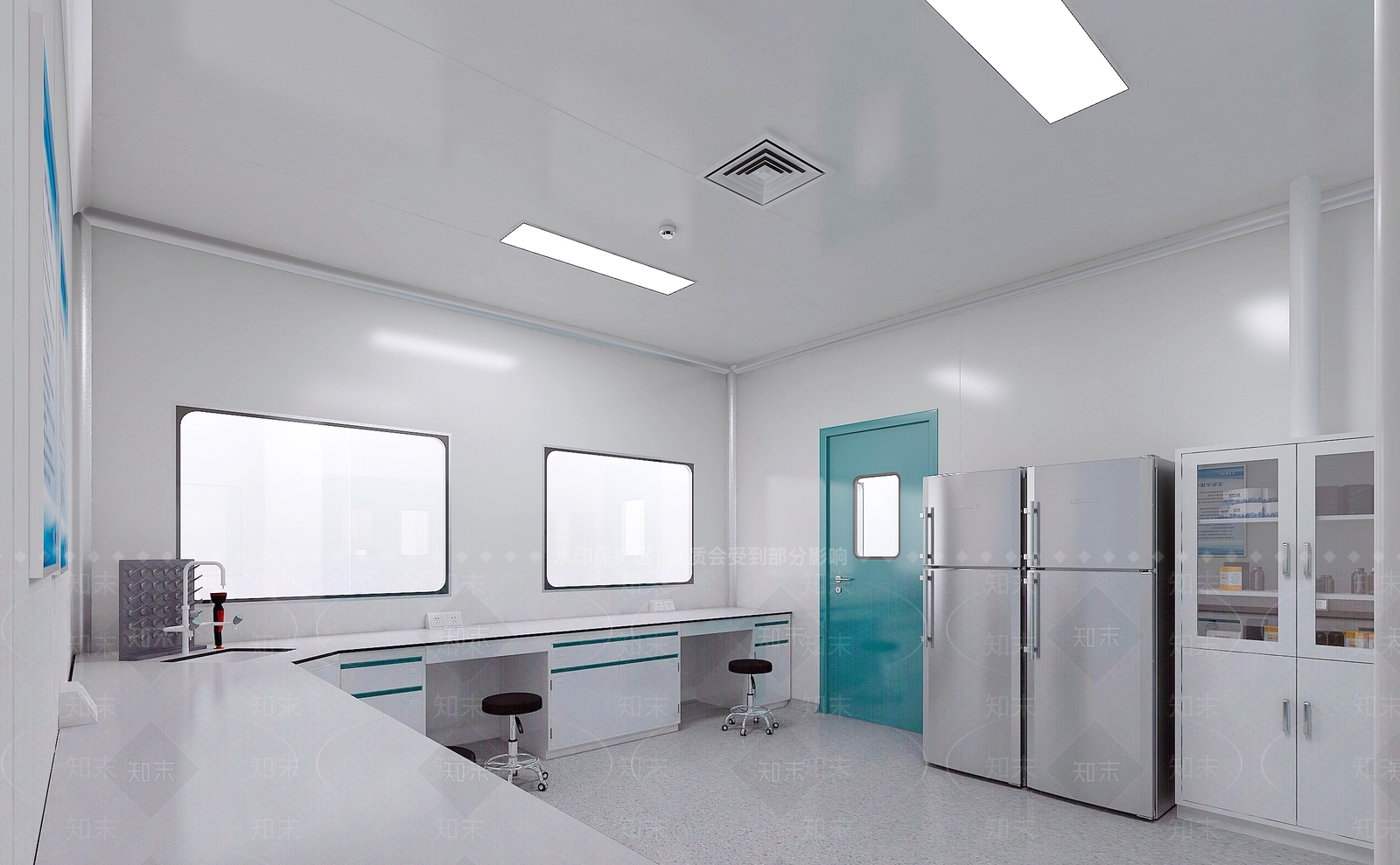 现代实验室3D模型下载【ID:1201765375】