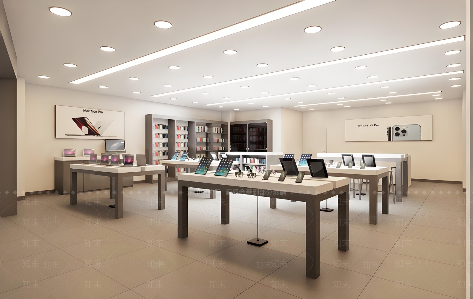 现代数码店SU模型下载【ID:1201767020】
