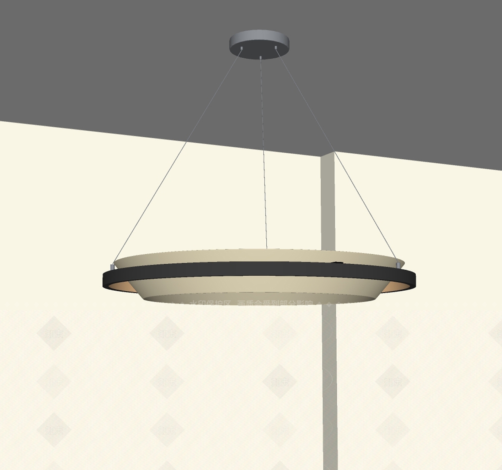 现代中古吊灯SU模型下载【ID:1201768969】