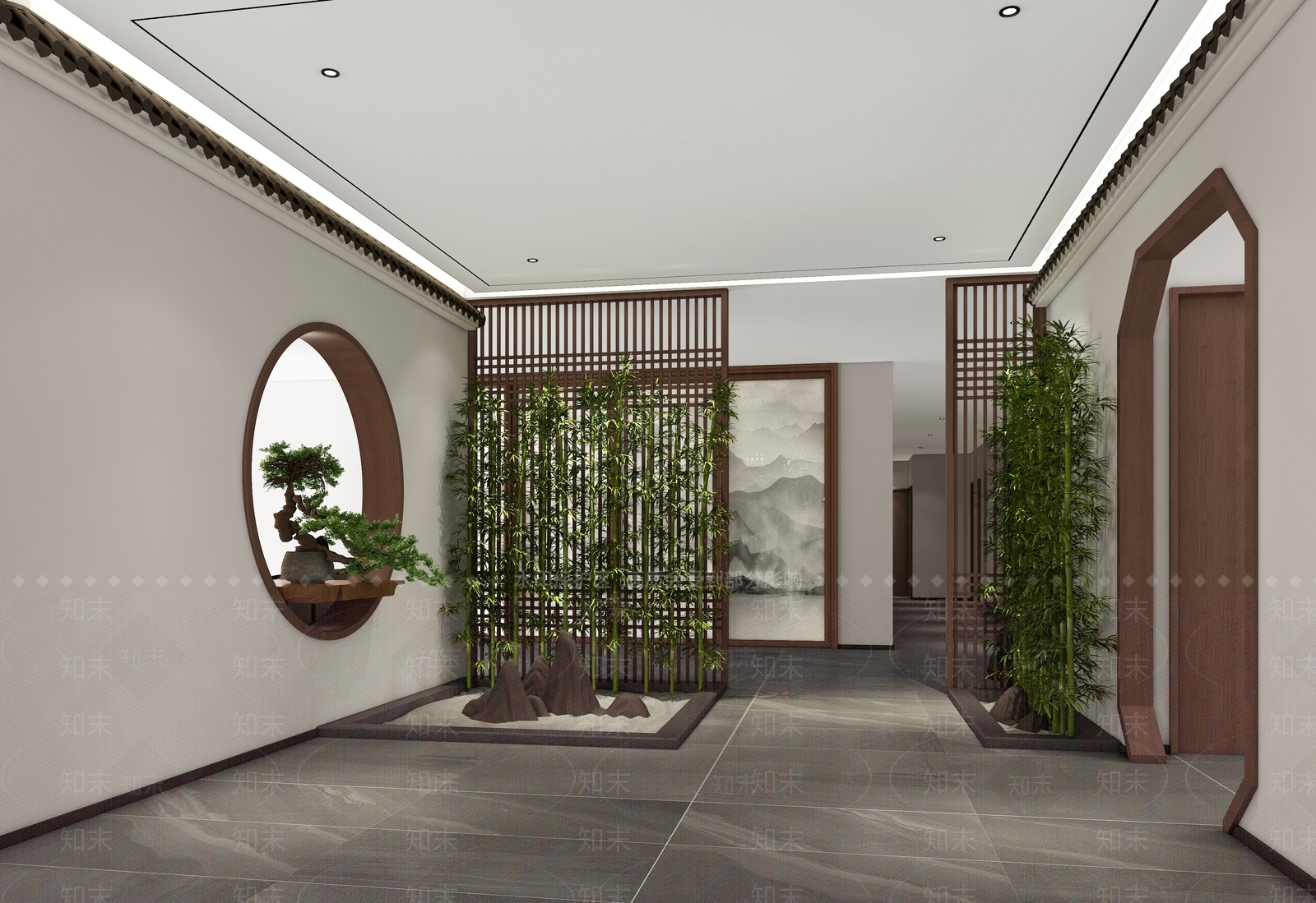 中式茶室3D模型下载【ID:1201770718】
