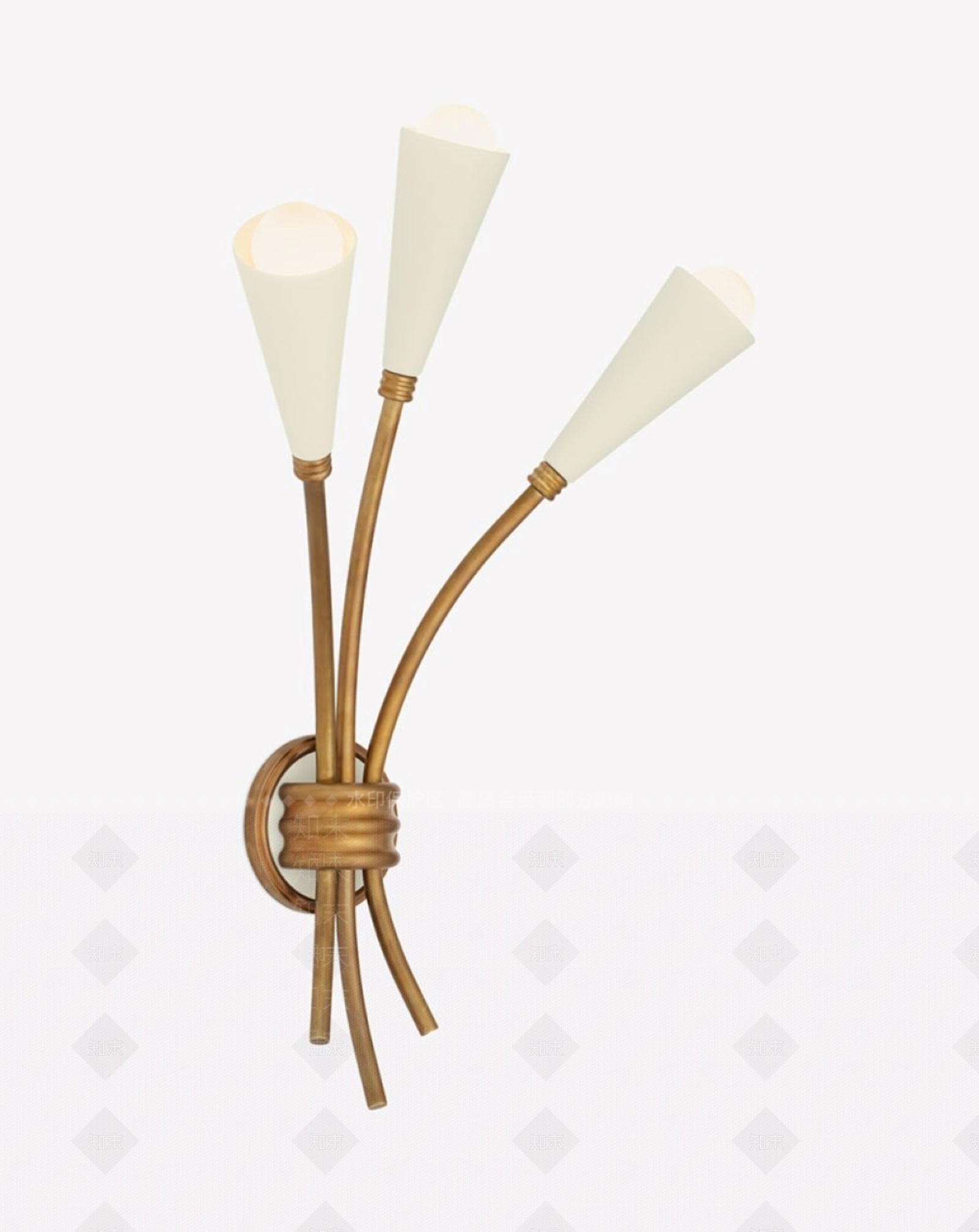 现代法式壁灯SU模型下载【ID:1201772352】