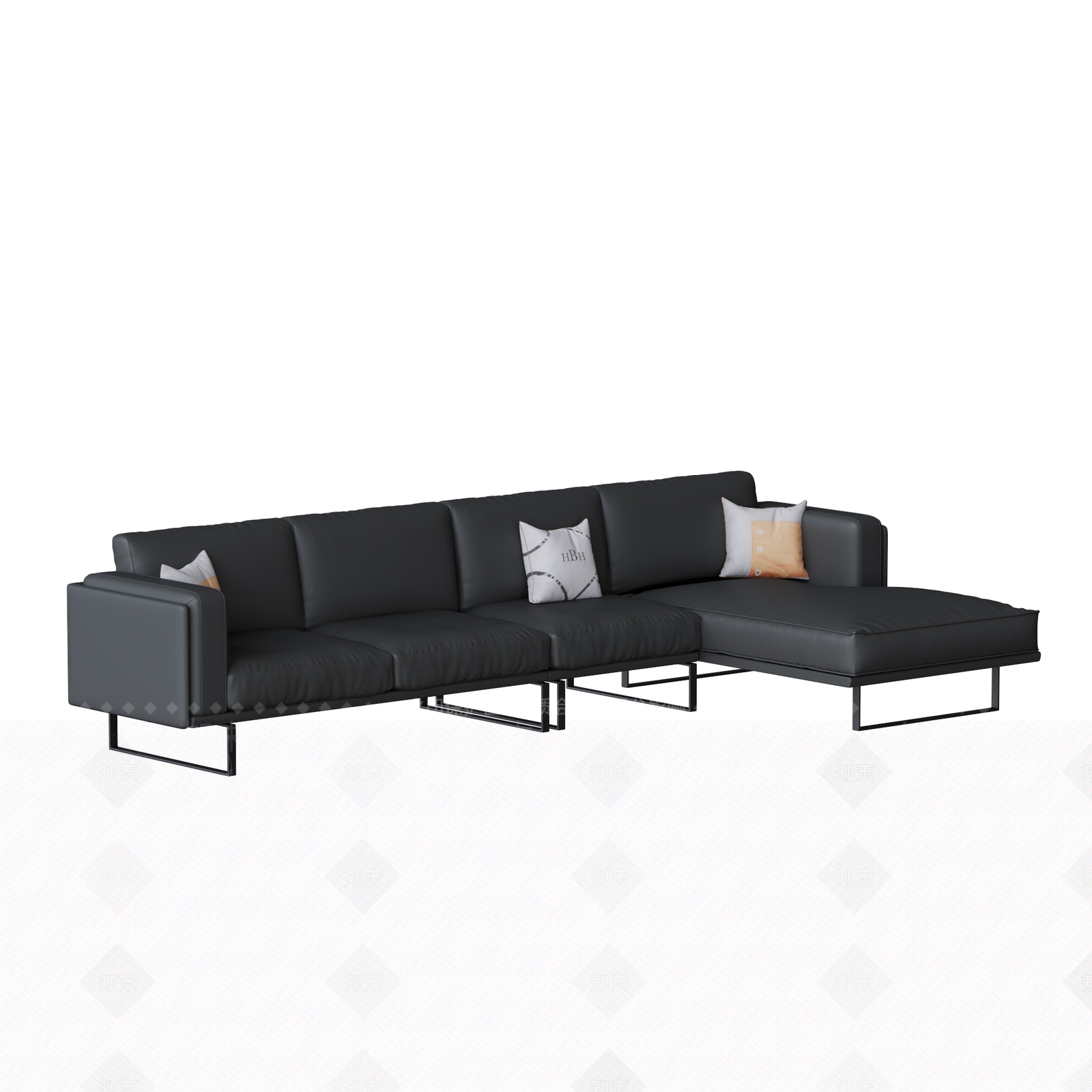 现代多人沙发3D模型下载【ID:1201772674】