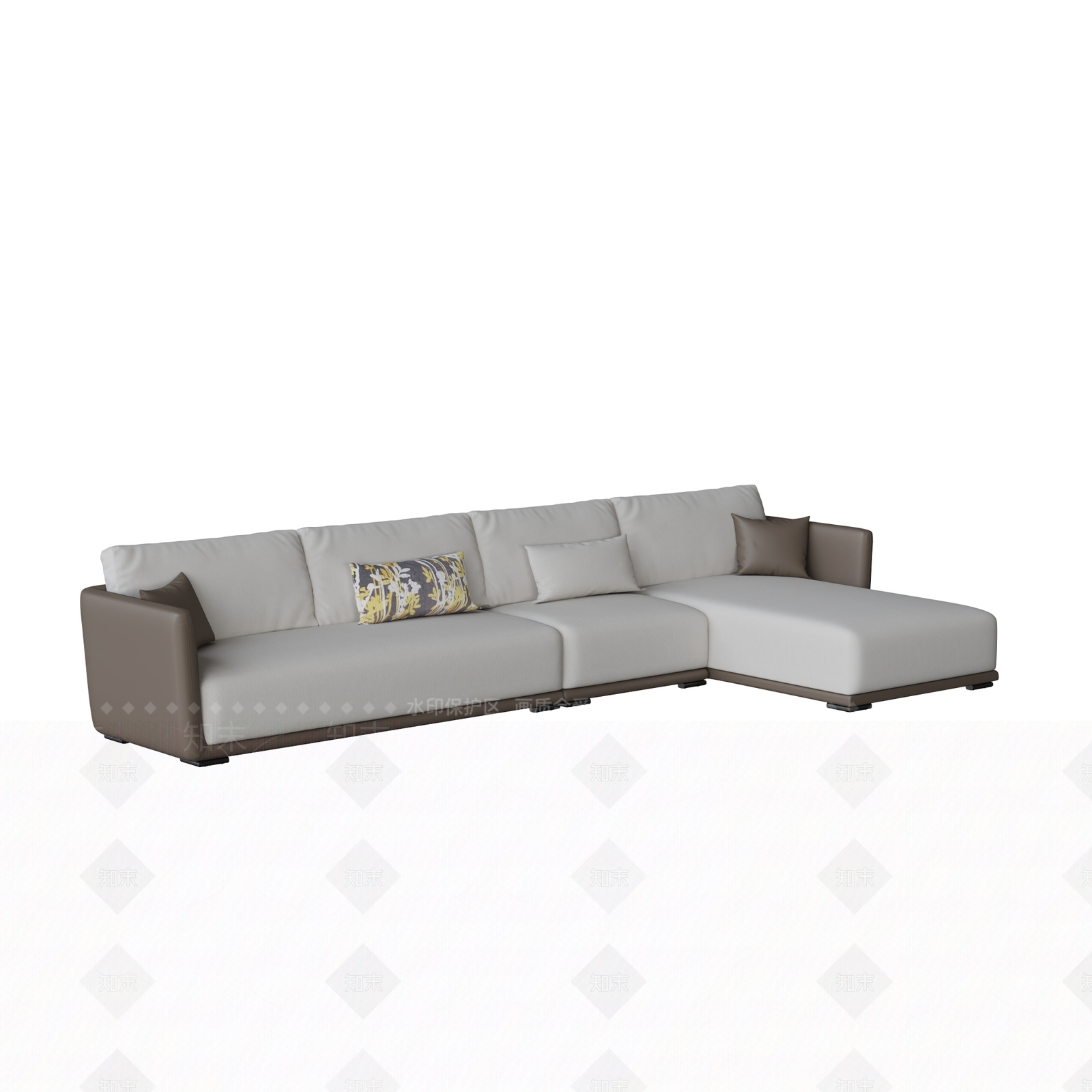 现代多人沙发3D模型下载【ID:1201772783】