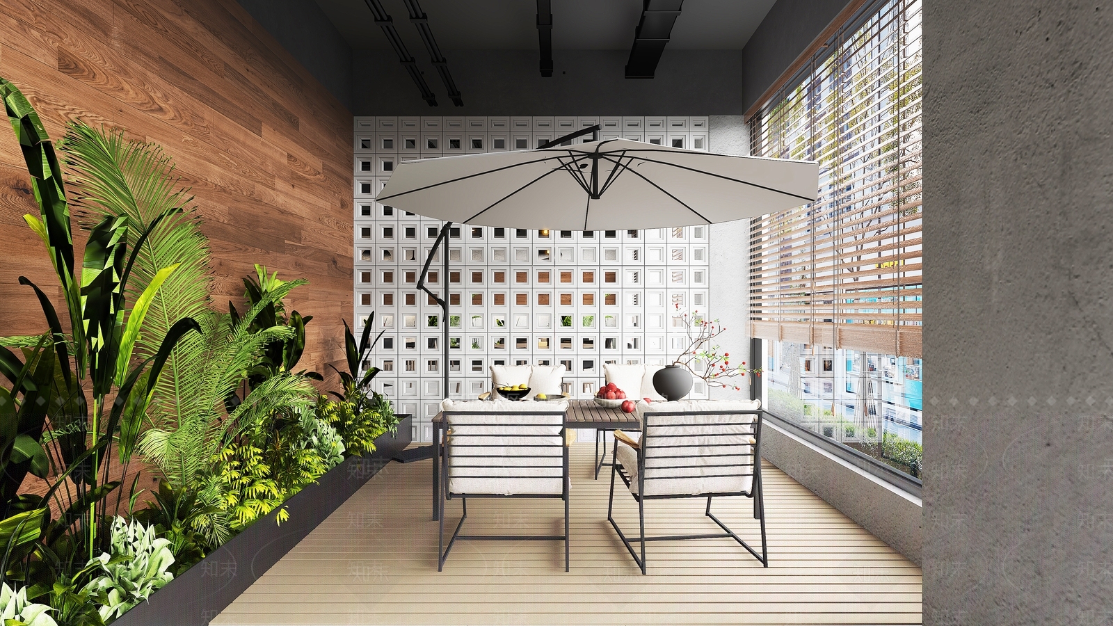 工业侘寂茶餐厅3D模型下载【ID:1201773915】