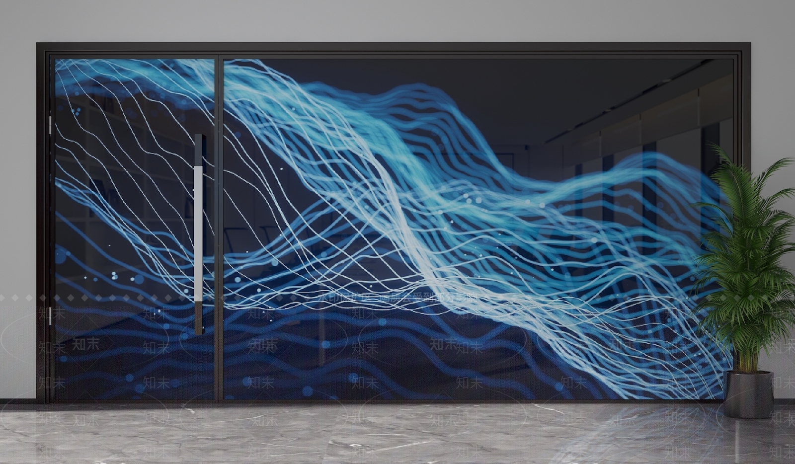现代隔断3D模型下载【ID:1201774674】