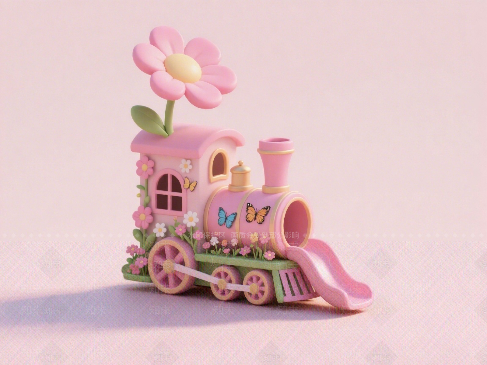 儿童滑梯SU模型下载【ID:1201775872】