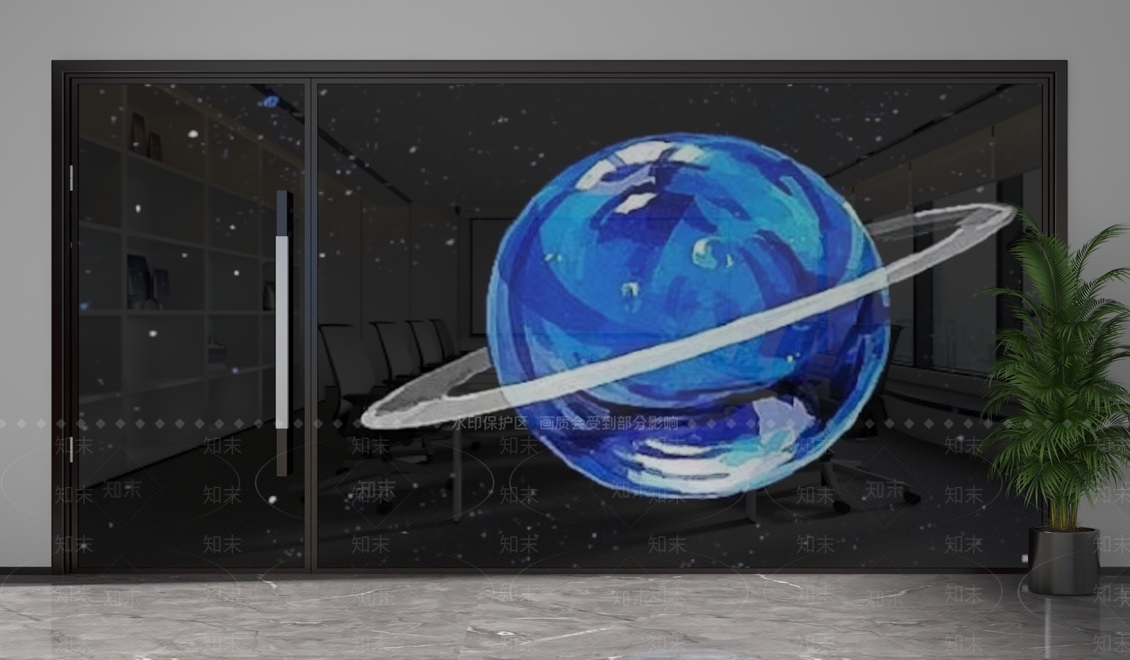 现代隔断3D模型下载【ID:1201775954】