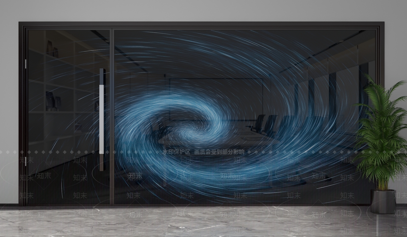 现代隔断3D模型下载【ID:1201777445】