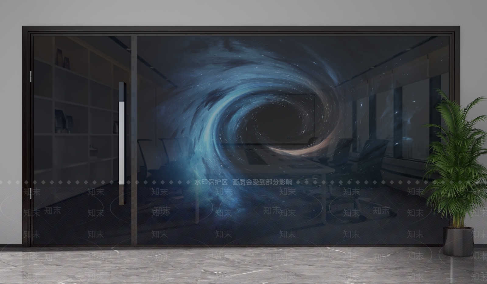 现代隔断3D模型下载【ID:1201777531】