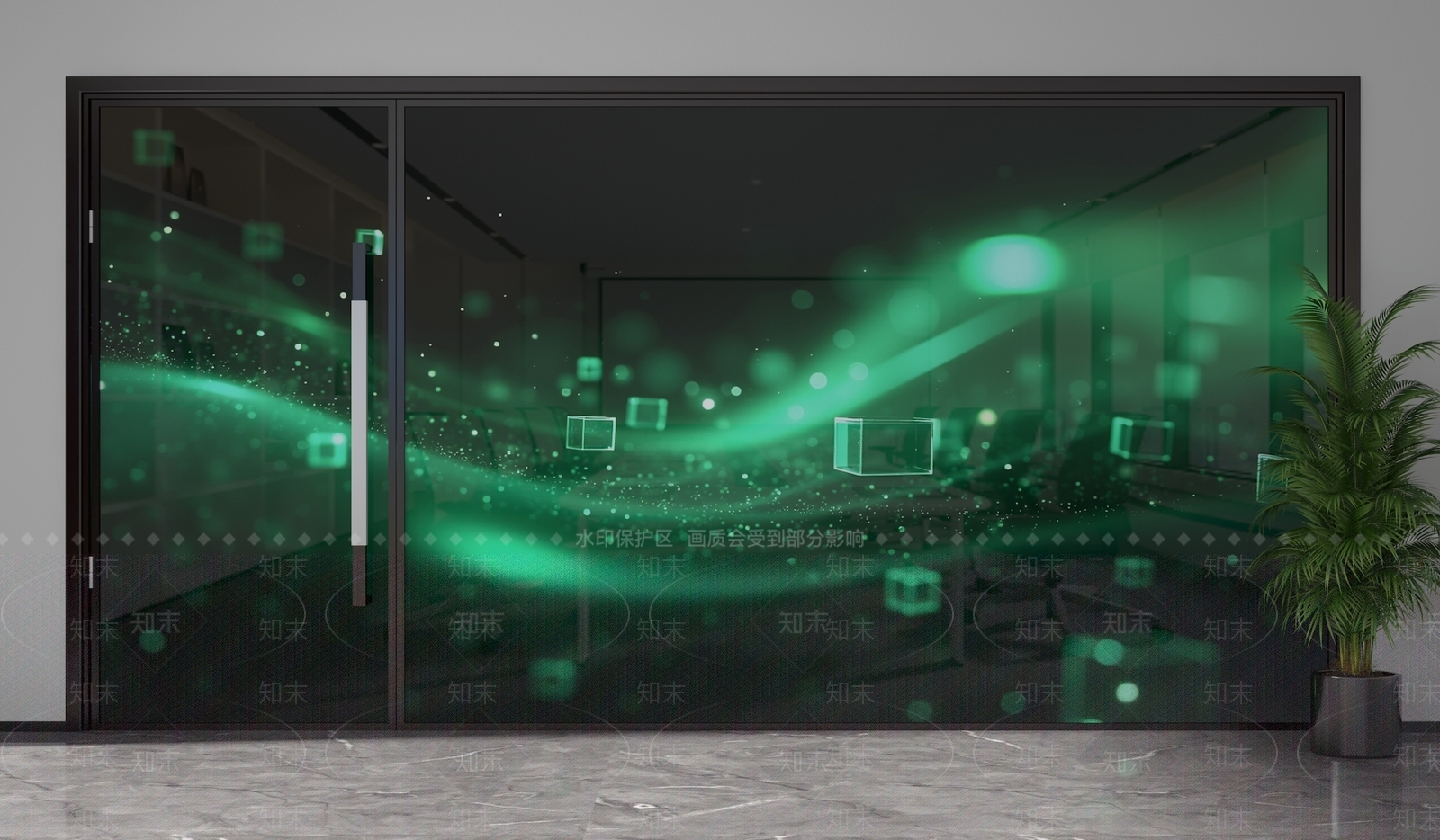 现代隔断3D模型下载【ID:1201777545】