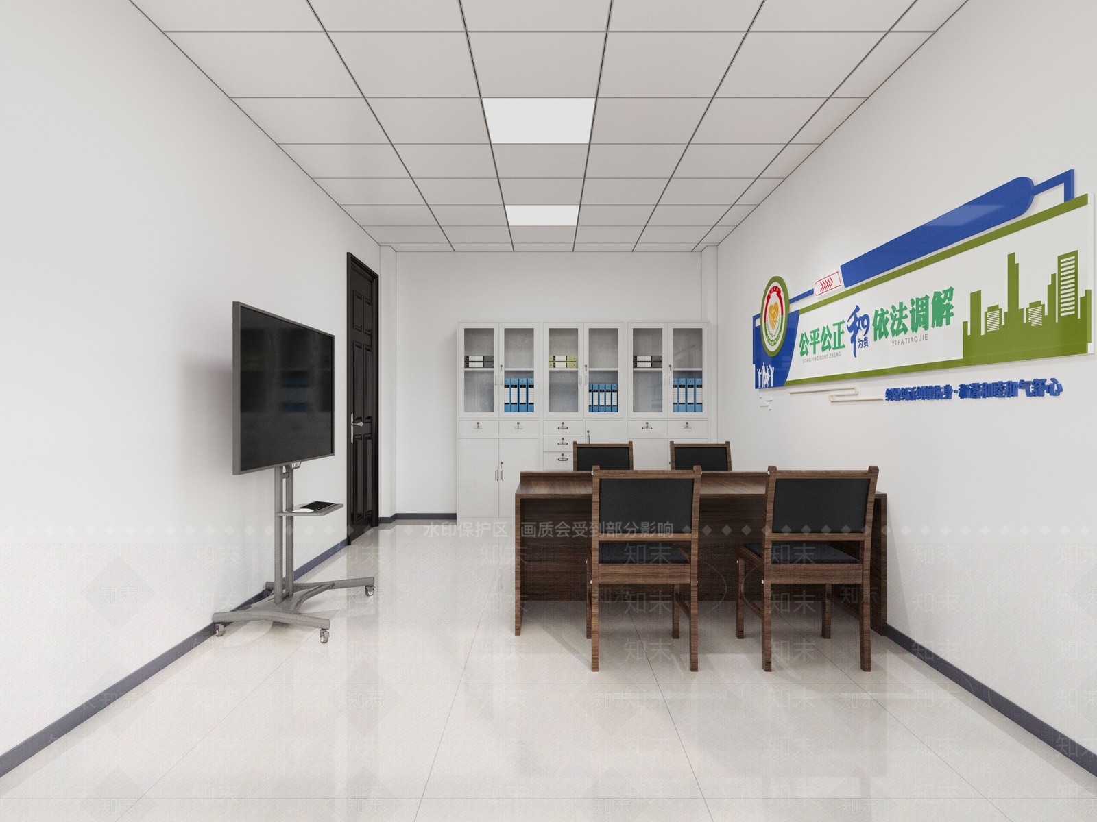 现代服务中心3D模型下载【ID:1201778049】