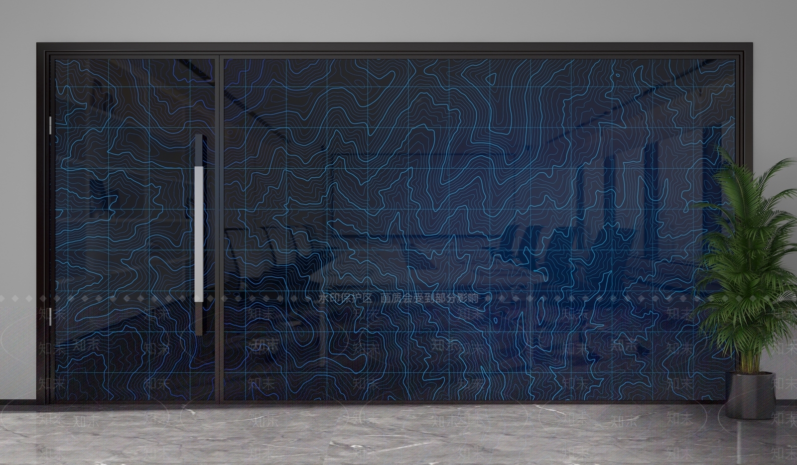 现代隔断3D模型下载【ID:1201779228】